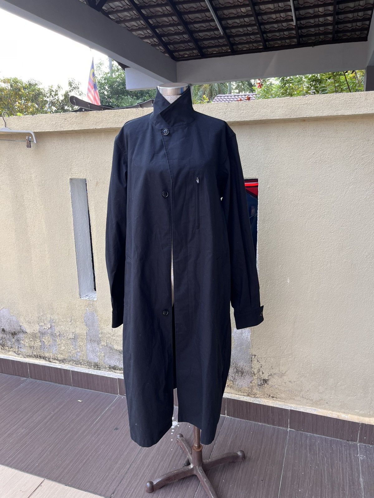 Japanese Brand Carl von linné cotton overcoat Size US L / EU 52-54 / 3 - 1 Thumbnail