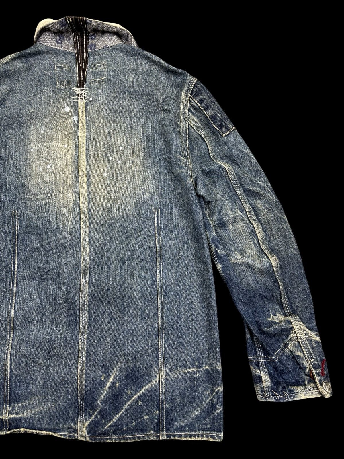 Paul Smith 💥Old Man Style💥Full Denim Charecter Chore Jacket F775 Size US S / EU 44-46 / 1 - 4 Thumbnail