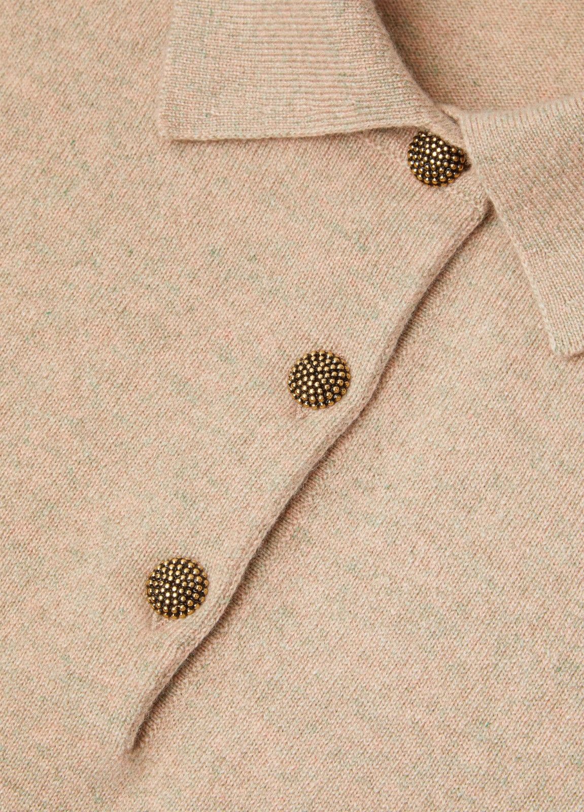 Loro Piana o1srvl11e0526 FAP2440 Classic Polo Shirt in Beige Size XS / US 0-2 / IT 36-38 - 2 Thumbnail