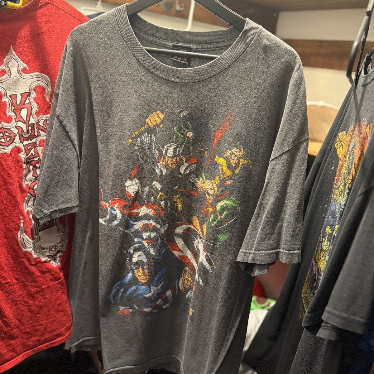 Marvel Comics Vintage Marvel Comics Characters All Over T-Shirt Tee Men's Size US L / EU 52-54 / 3 - 2 Thumbnail