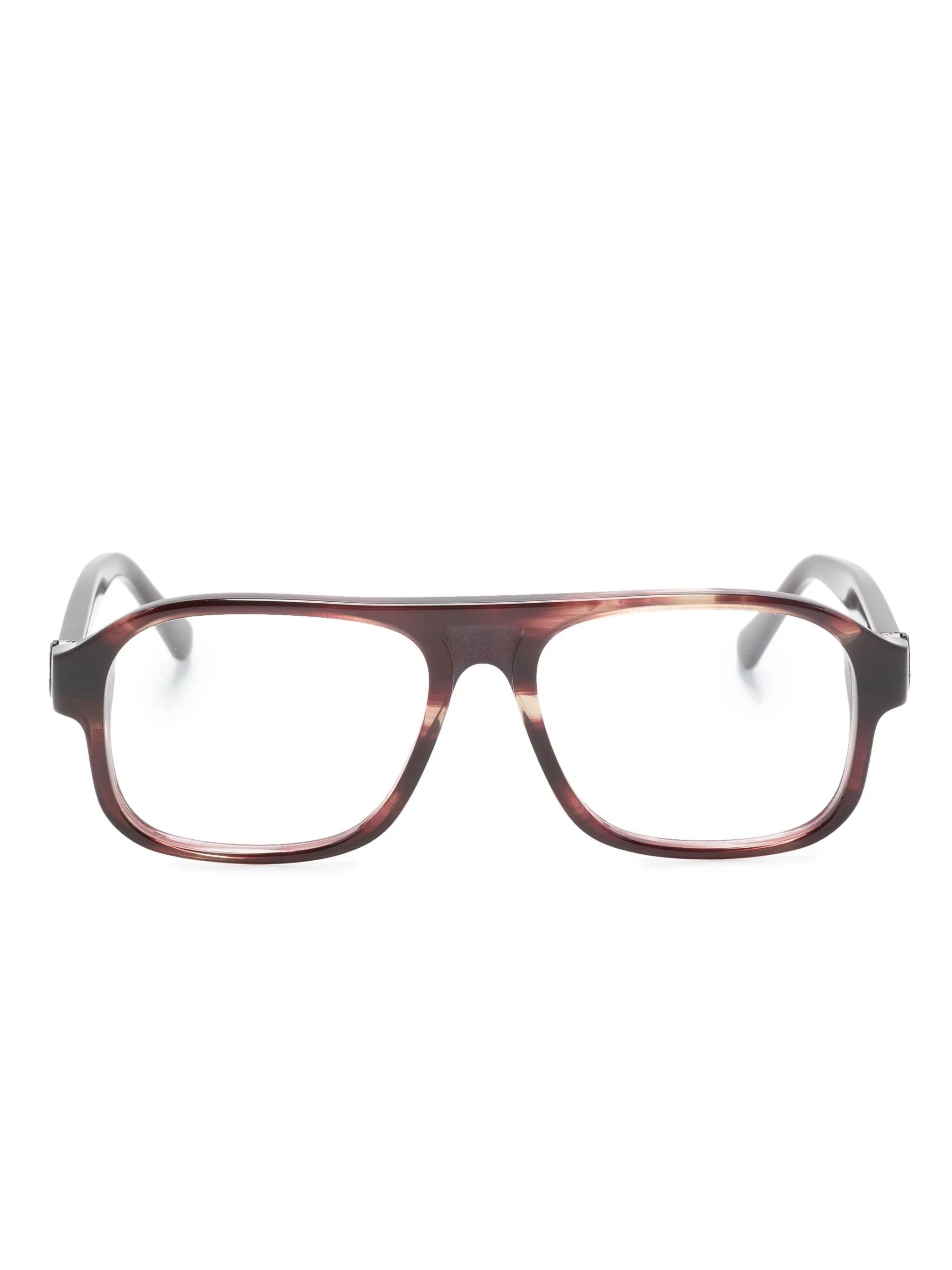 Moncler o1y0225 Size : OS / 54 mm Eyeglass Frame in Brown Size ONE SIZE - 1 Thumbnail