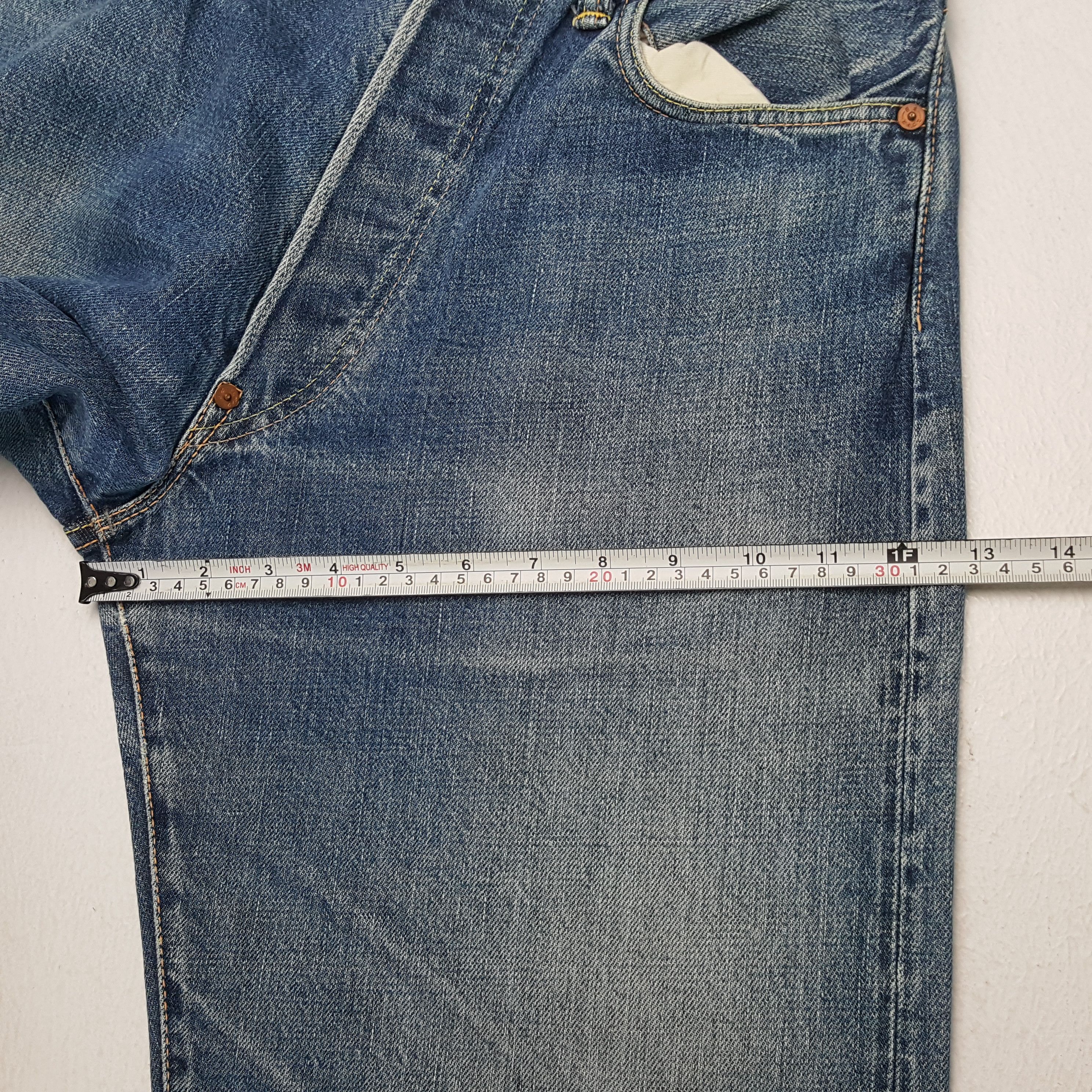 Evisu × Japanese Brand × Vintage Vintage EVISU Japanese Brand Daicock Custom Design Jeans Size US 29 - 9 Thumbnail