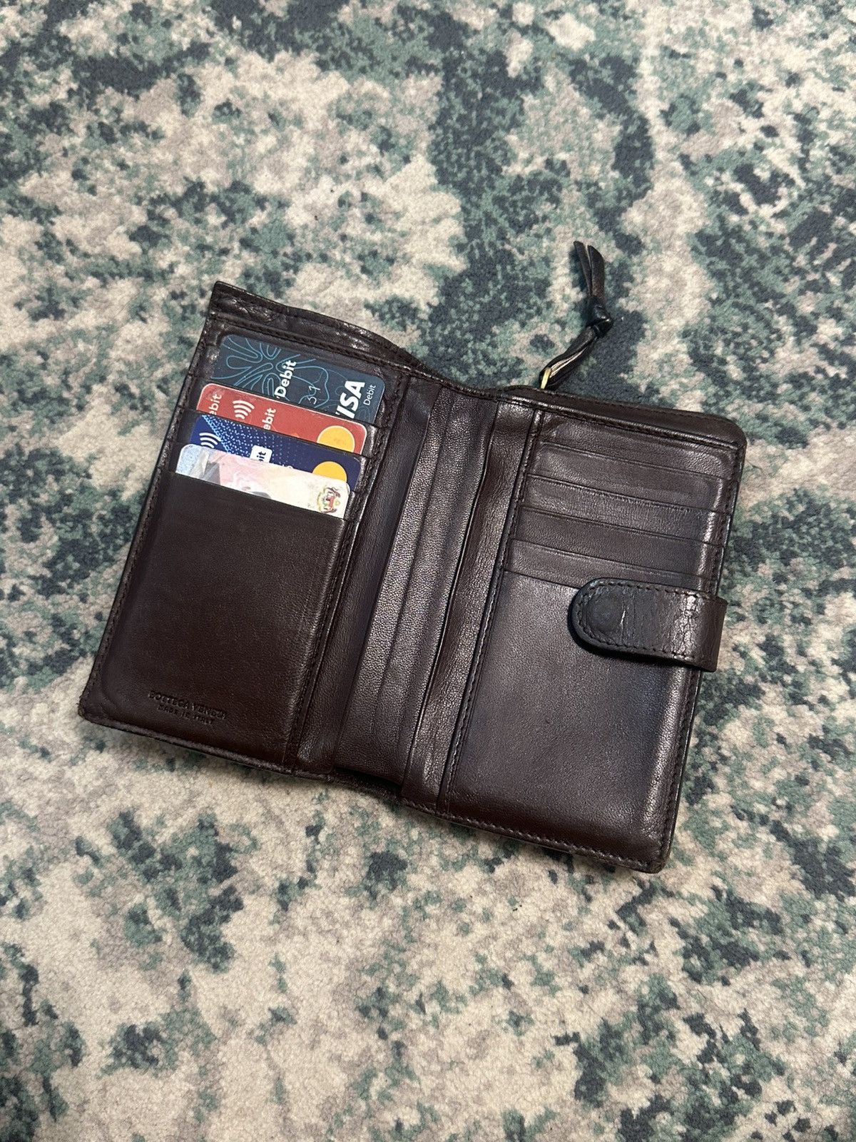 Bottega Veneta Bottega Veneta Intrecciato Brown Leather Zipper Wallet Size ONE SIZE - 6 Thumbnail