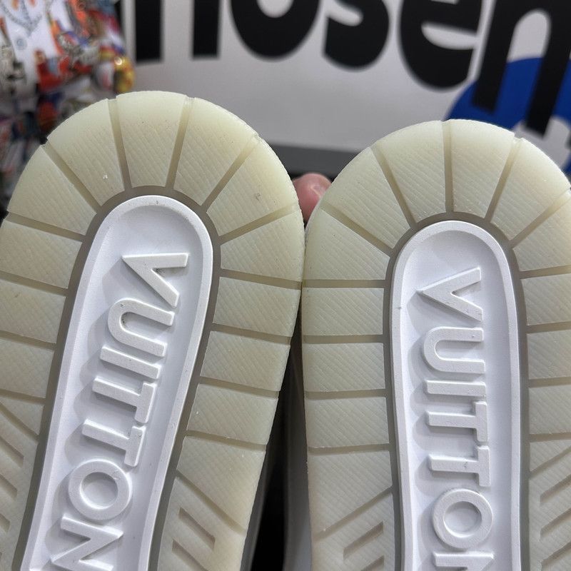 Louis Vuitton Louis Vuitton White Cement Low-Top Sneakers - Size US 11 / EU 44 - 8 Thumbnail