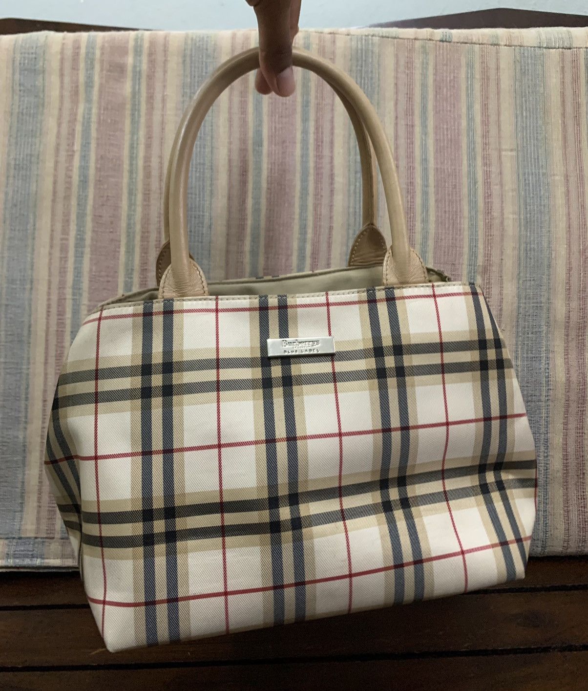 Burberry 🔥BURBERRY LONDON BLUE LABEL HANDLE BAG Size ONE SIZE - 3 Thumbnail