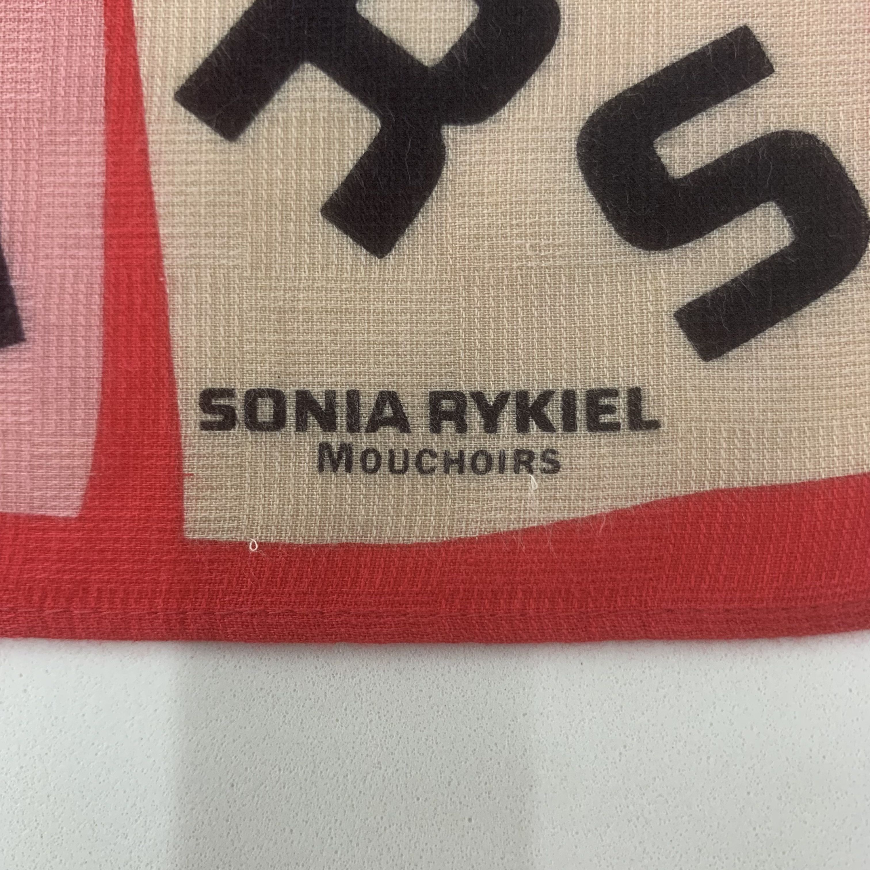 Sonia Rykiel Sonia Rykiel Handkerchief Bandana Neckerchief Pocket Square Size ONE SIZE - 4 Thumbnail
