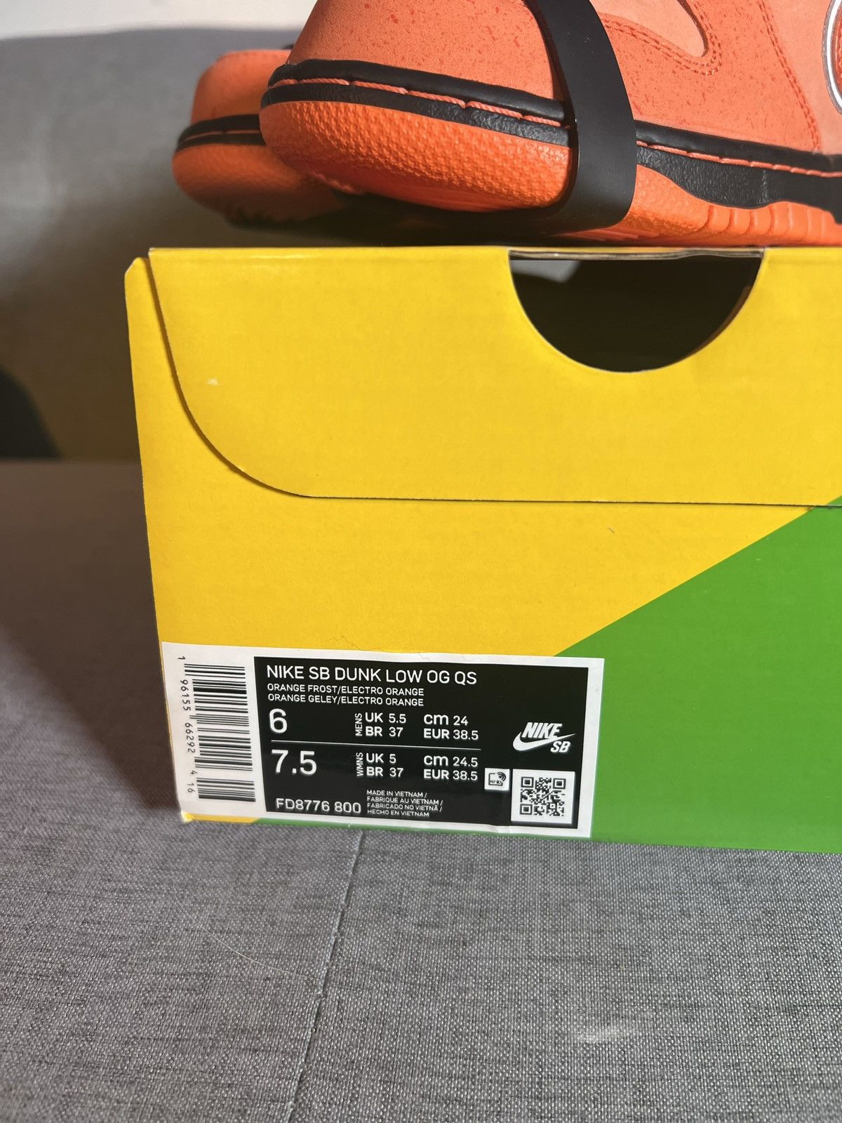 Nike × Vintage Nike SB Lobster Dunk Shoes Rare 6 New Deadstock W Receipt Size US 6 / EU 39 - 2 Thumbnail