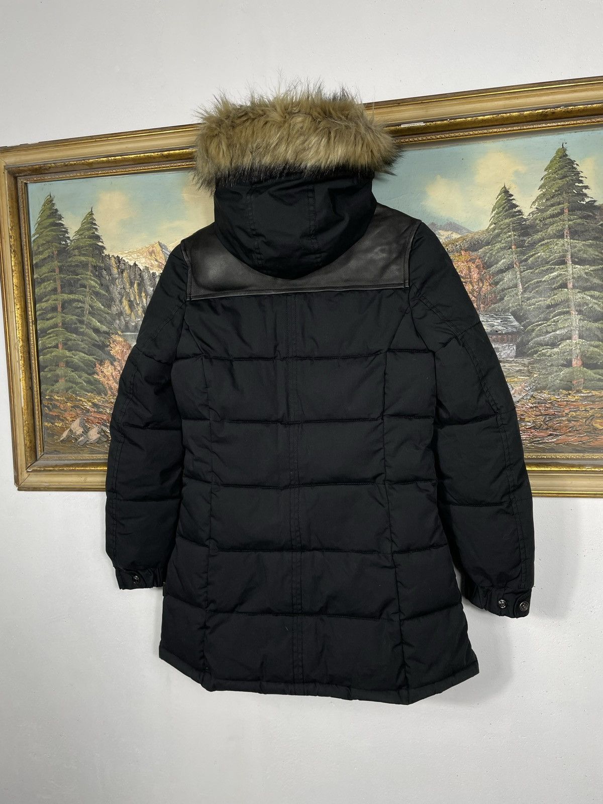 Schott Schott Puffer Black Coat Parka Winter Warm Outdoor Gorpcore Size XS / US 0-2 / IT 36-38 - 7 Thumbnail