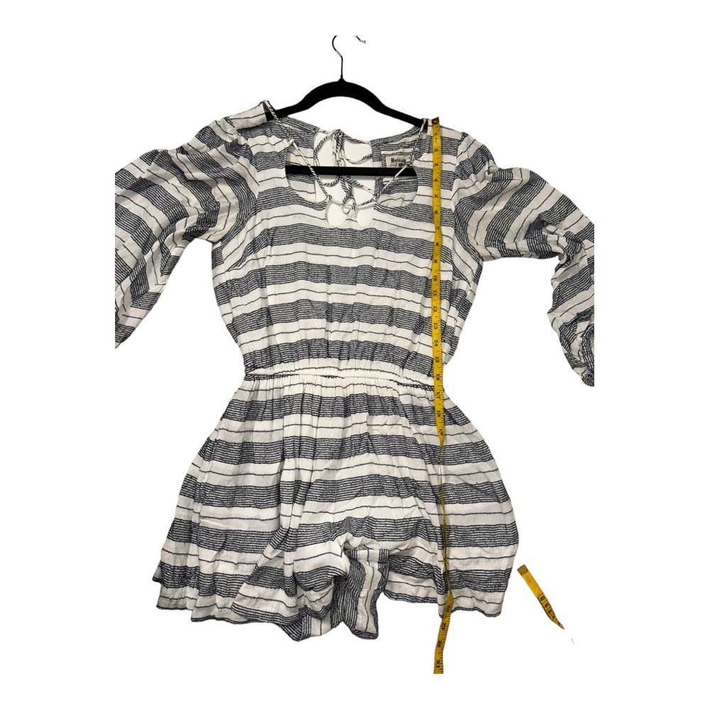 Designer Anthropologie l Holding Horses Annamaria Striped Romper XXS Size 25" / US 0 / IT 36 - 7 Thumbnail