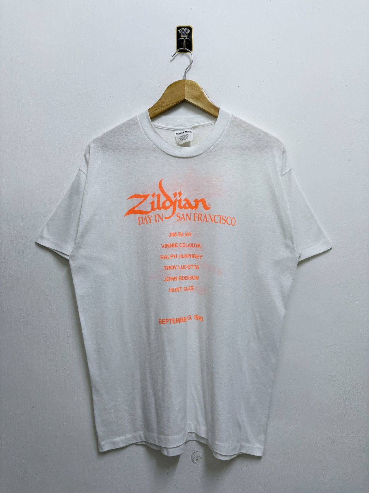 Band Tees Vintage 90's Avedis Zildjian - Day in San Francisco T-Shirt Size US M / EU 48-50 / 2 - 1 Thumbnail