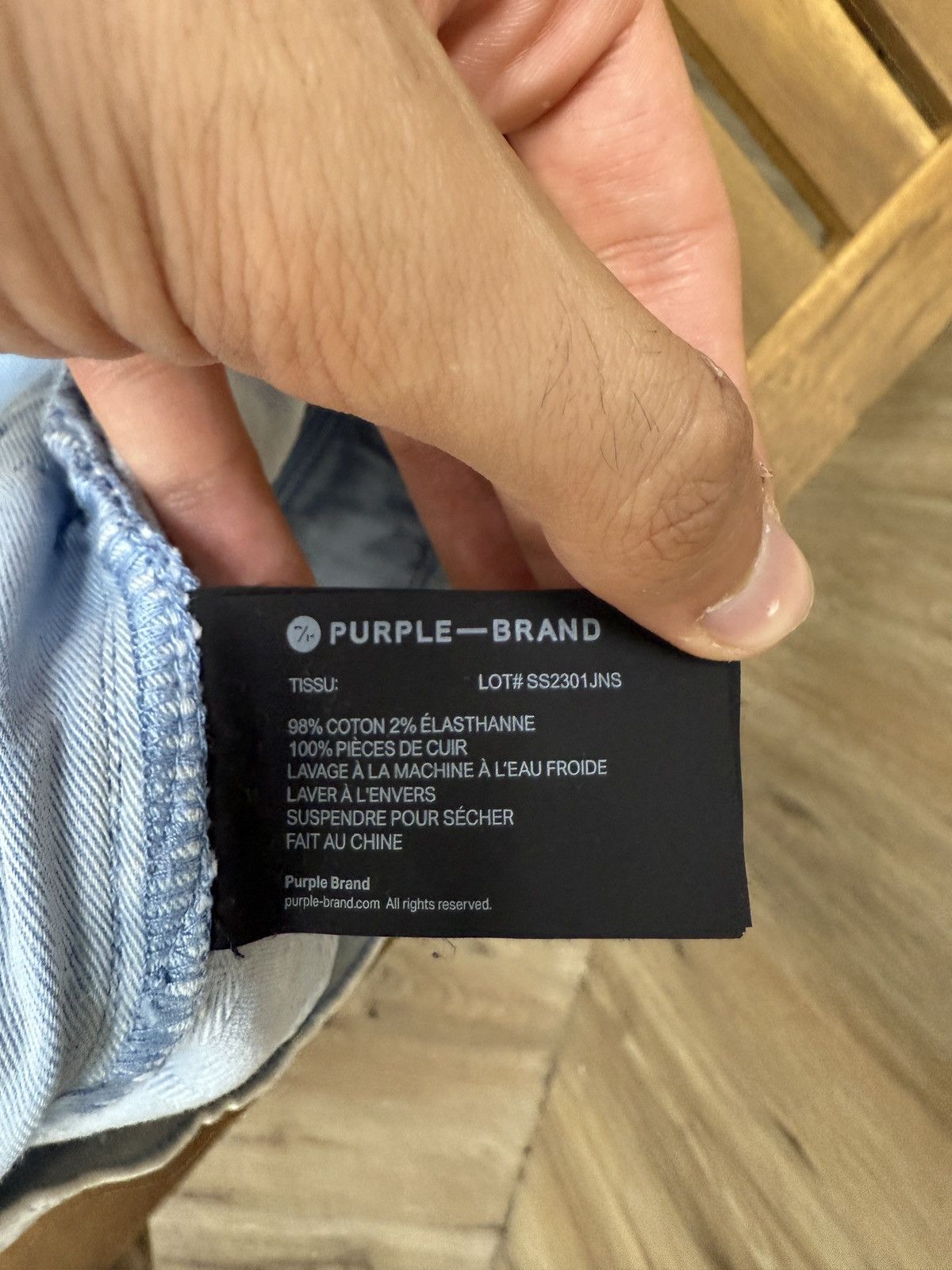 Purple Brand Purple Brand Denim Jeans Size US 38 / EU 54 - 12 Thumbnail