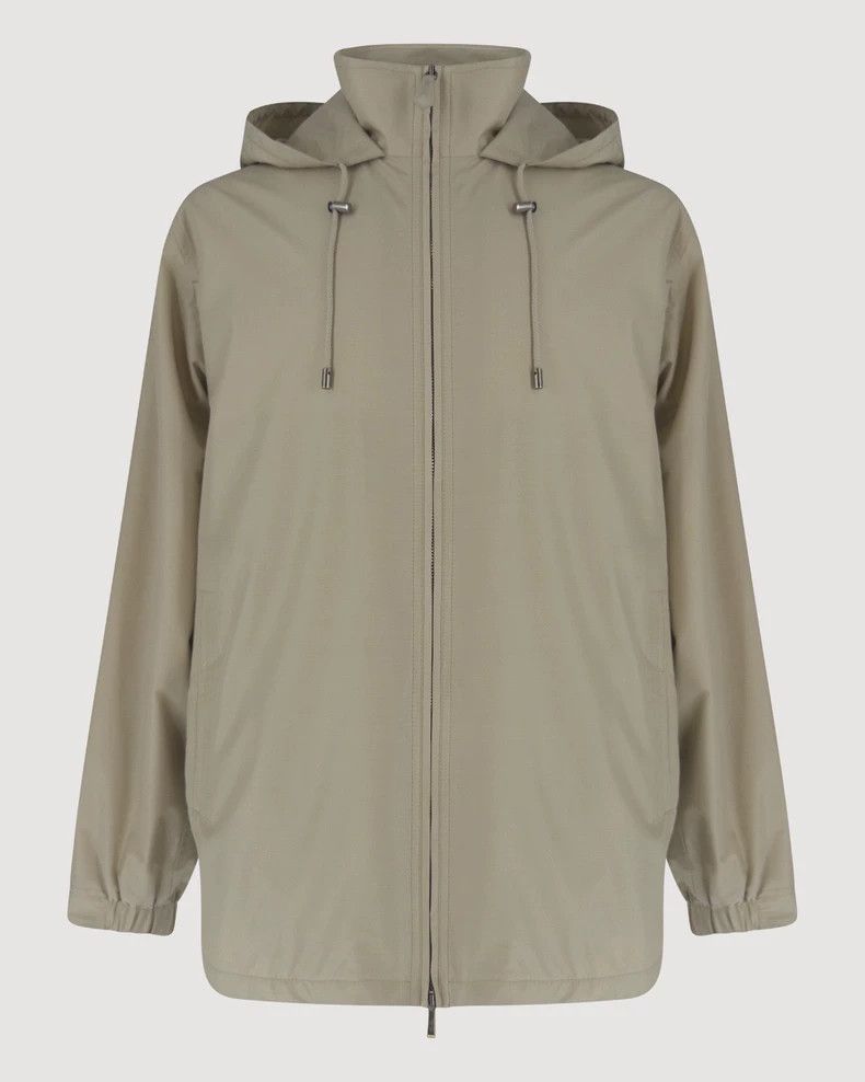 Loro Piana LORO PIANA Men's Harrison hoodie blend of silk technology Size US M / EU 48-50 / 2 - 1 Thumbnail