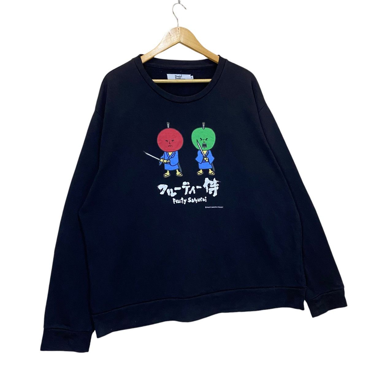 Anime × Cartoon Network × Japanese Brand Classic Samurai Movies Big Logo Crewneck Sweatshirt Size US L / EU 52-54 / 3 - 2 Thumbnail