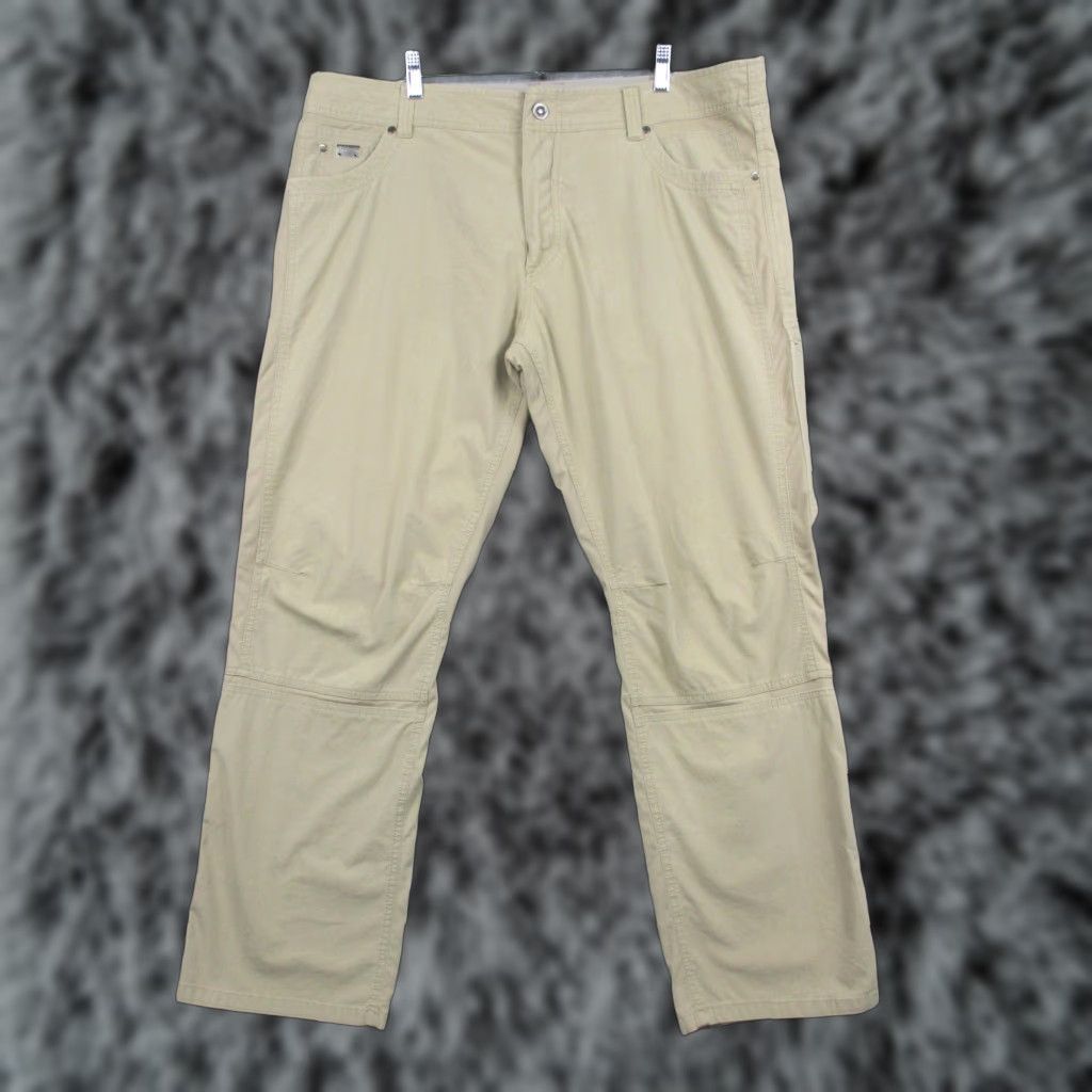 Vintage Kühl Radikl Pants Mens 40x30 Khaki Hiking Outdoor Stretch Nylon Blend Casual Shirt? Size US 40 / EU 56 - 1 Thumbnail