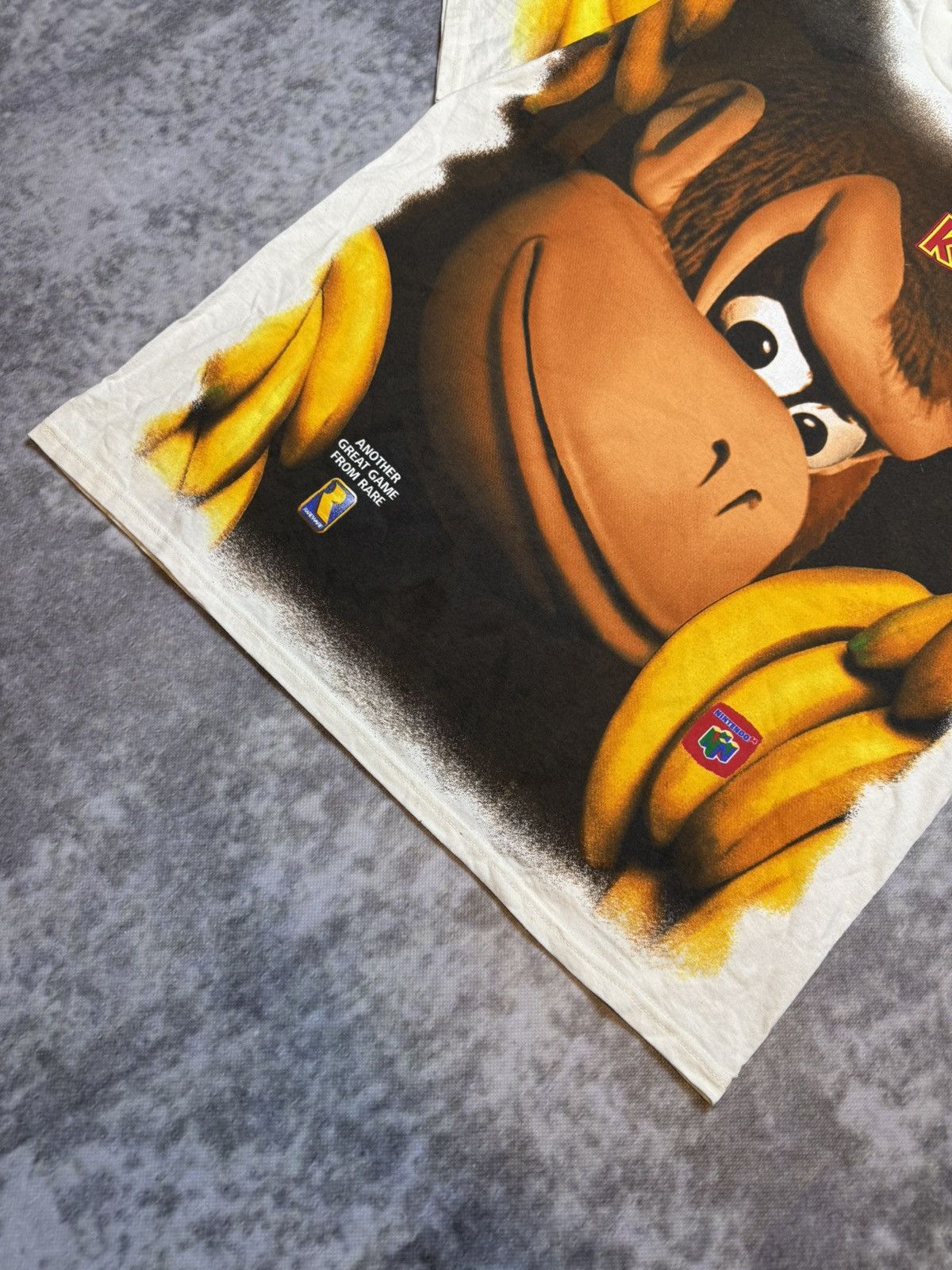 Nintendo Vintage Donkey Kong 64 AOP Tee XL Nintendo Rare 90s Size US XL / EU 56 / 4 - 3 Thumbnail