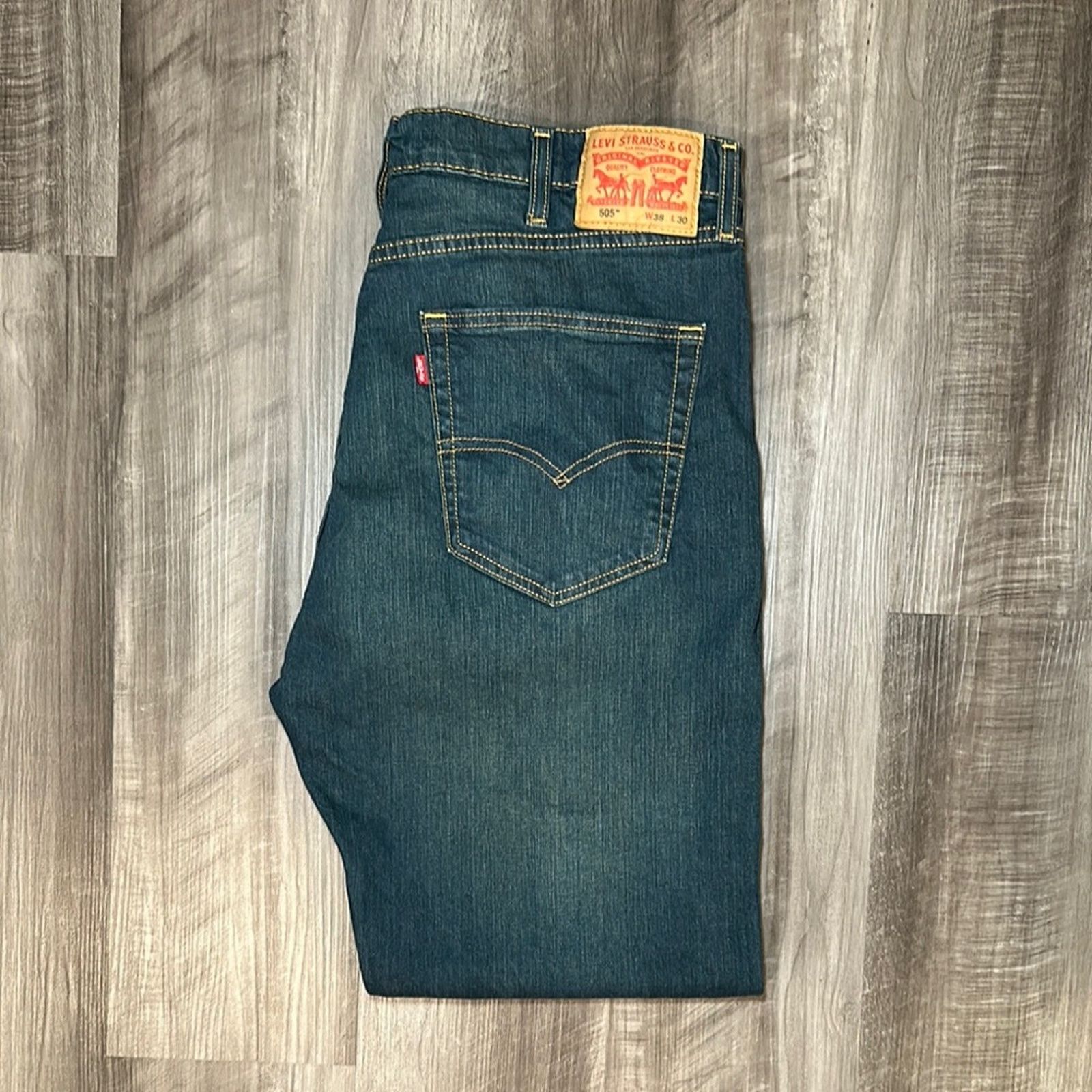 Levi's Levi's 505 Straight Fit Jeans - 38x30 Size US 38 / EU 54 - 1 Thumbnail
