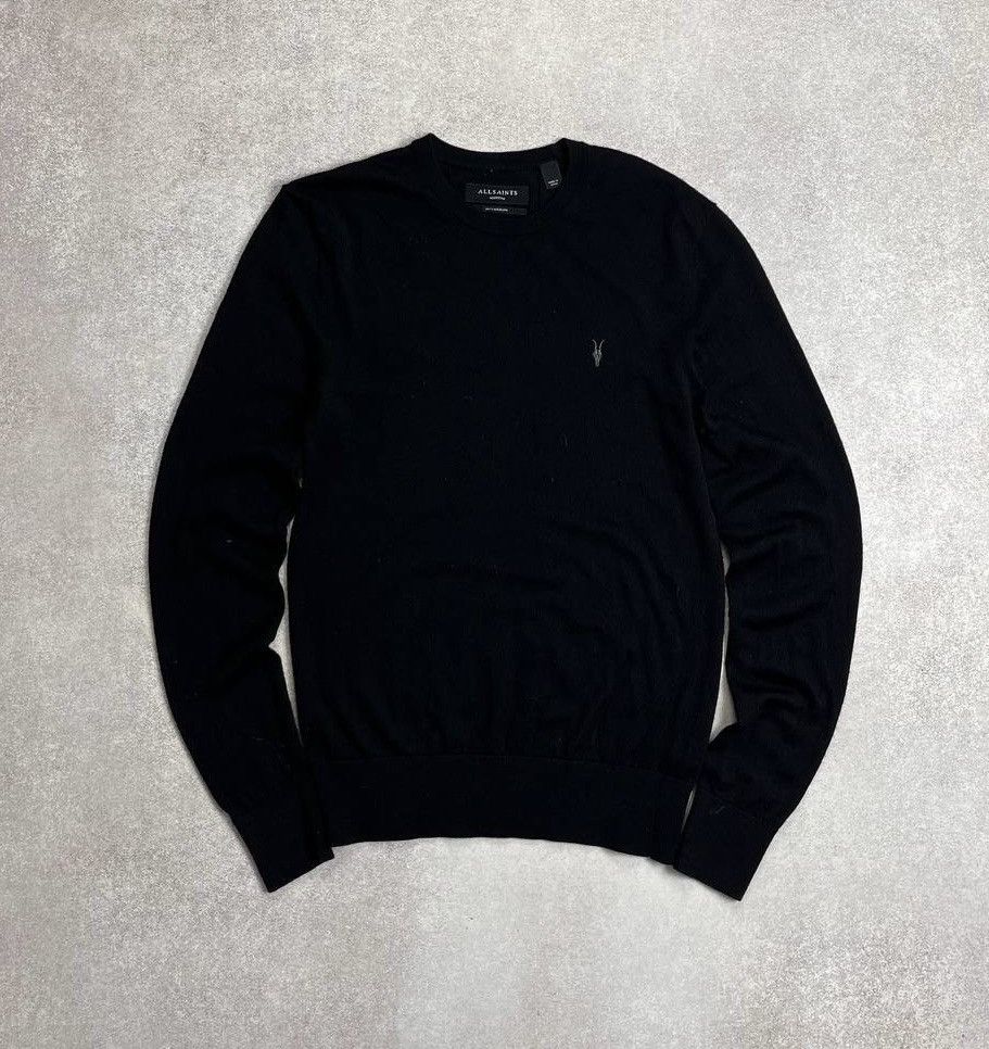 Allsaints Archival Black Knit Sweater Y2K M