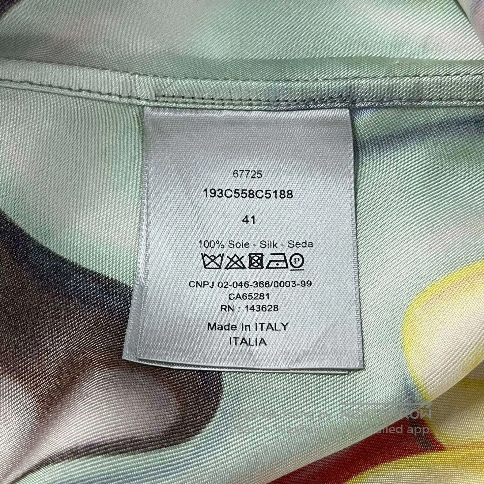 Dior Dior Colorful Silk Shirt. Size US M / EU 48-50 / 2 - 3 Thumbnail