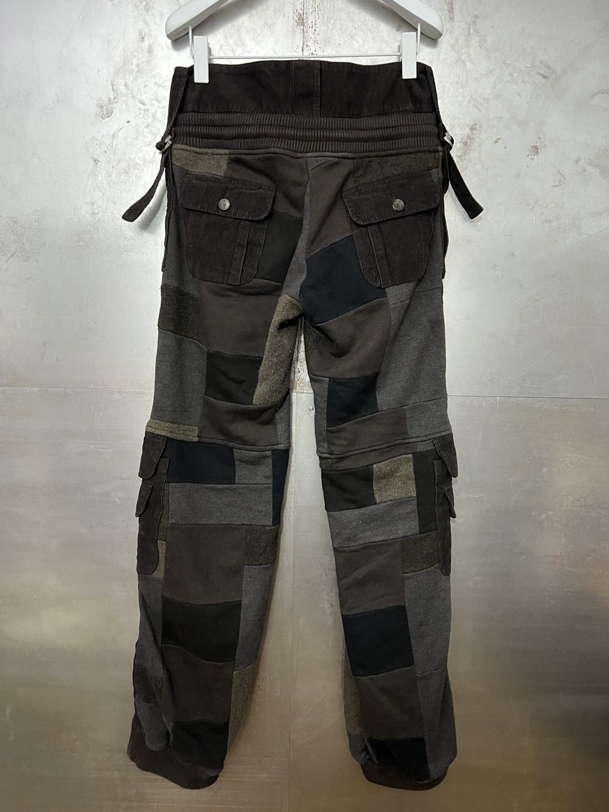 Dolce & Gabbana D&G Hybrid Patchwork Cargo Sweatpants Size US 30 / EU 46 - 2 Thumbnail