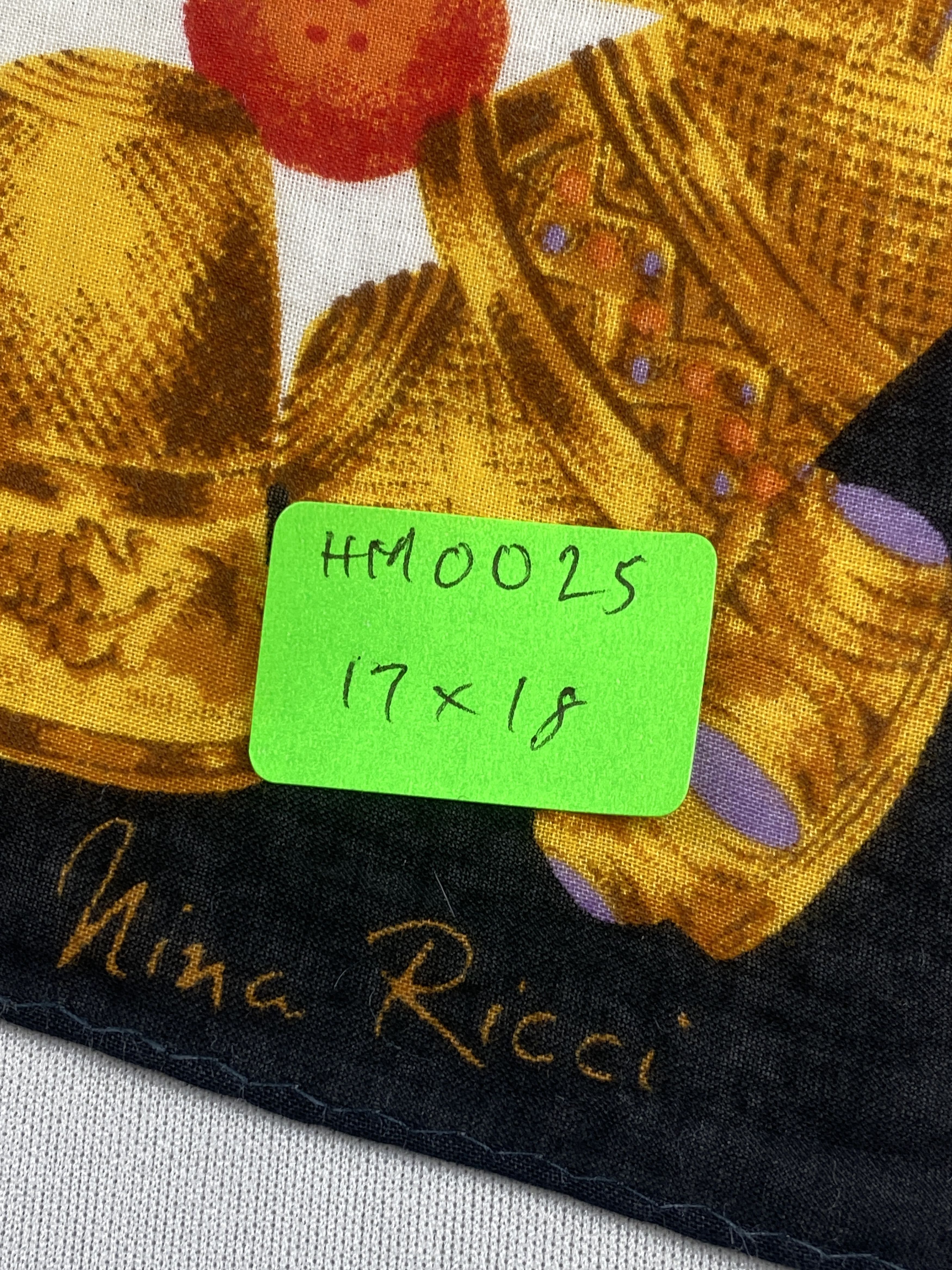 Other Vintage Nina Ricci Handkerchief Pocket Square Bandana Size ONE SIZE - 7 Thumbnail