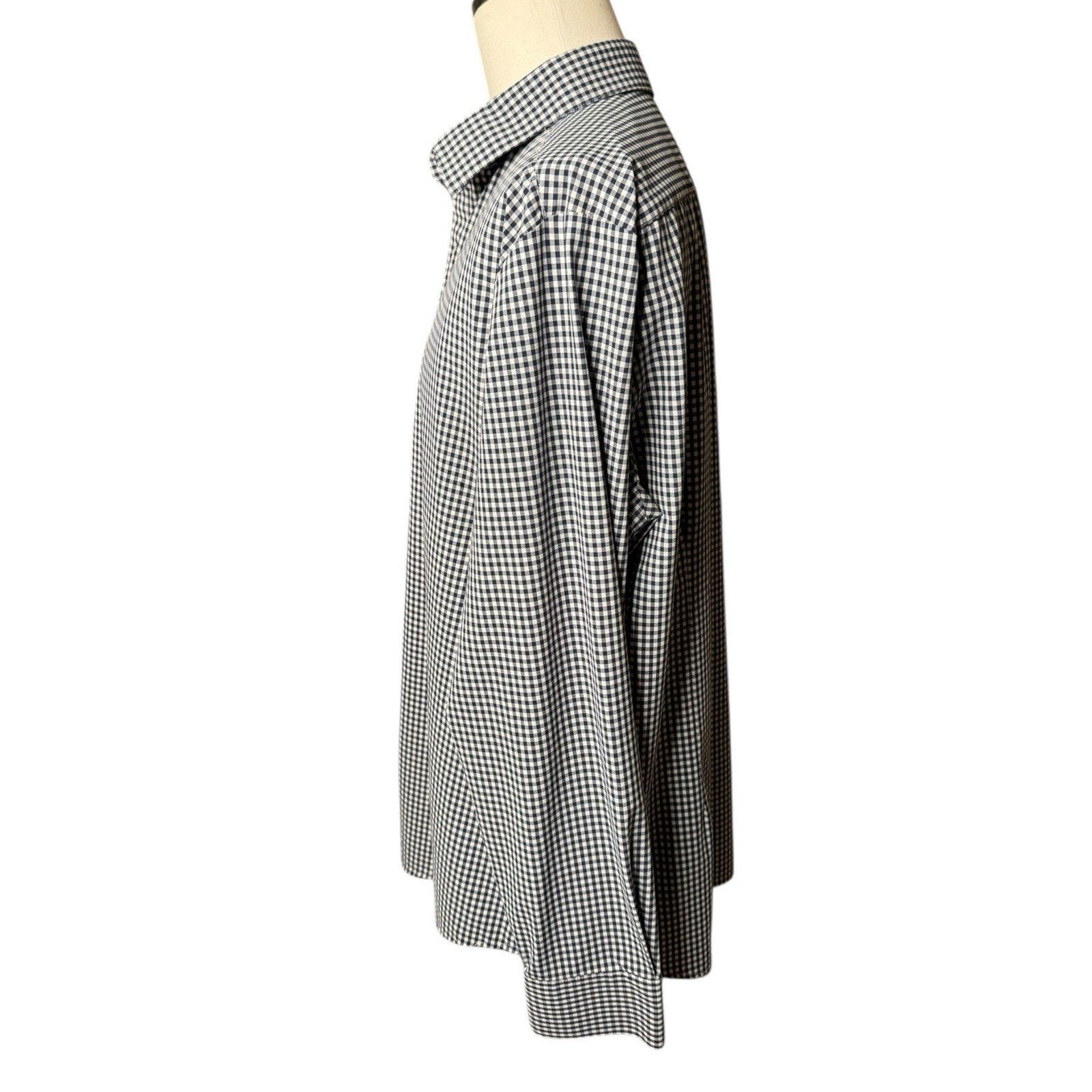 Mizzen+Main Mizzen + Main Leeward Navy Blue Gingham Button Down Shirt Size US XL / EU 56 / 4 - 4 Thumbnail