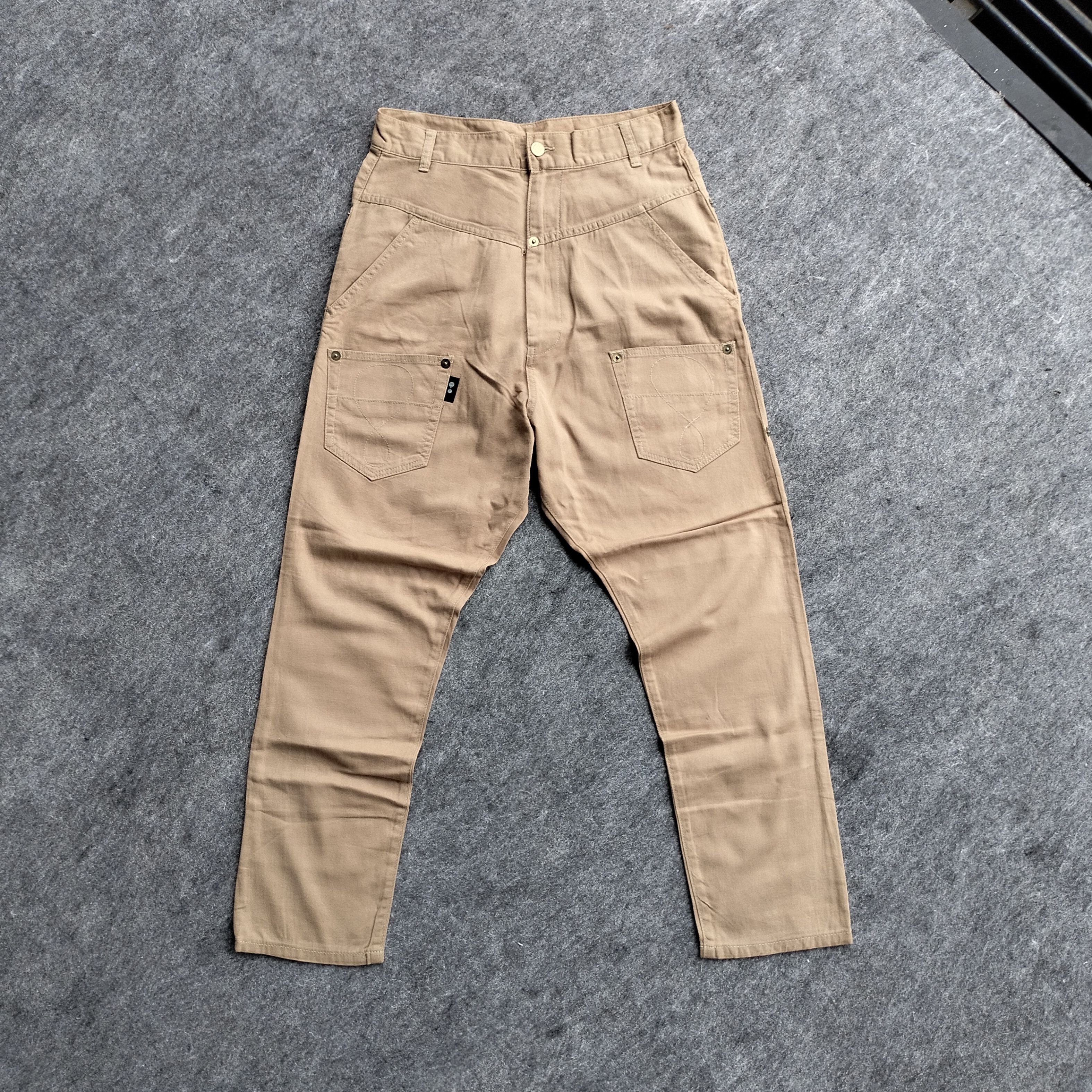 Issey Miyake Mercibeaucoup jevous enprie dropped pants Size US 29 - 1 Thumbnail