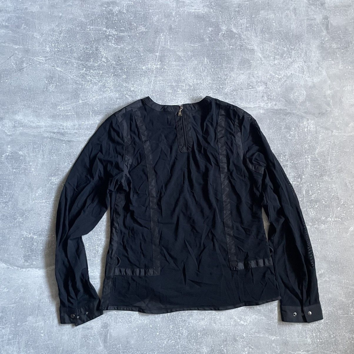 Louis Vuitton Rare 90s Louis Vuitton blouse Shirt old long goth alt cyber Size XS / US 0-2 / IT 36-38 - 12 Thumbnail