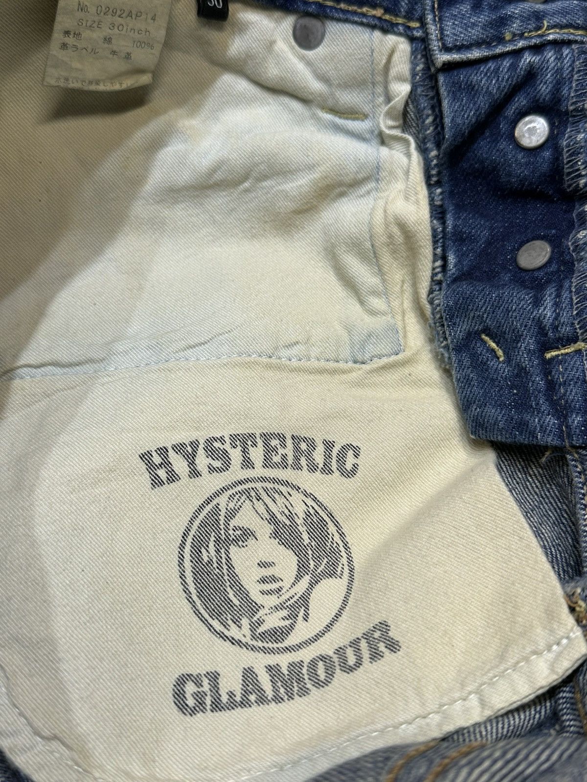 Hysteric Glamour 1990s Hysteric Glamour Selvedge Redline Jeans Size 30" / US 8 / IT 44 - 11 Thumbnail