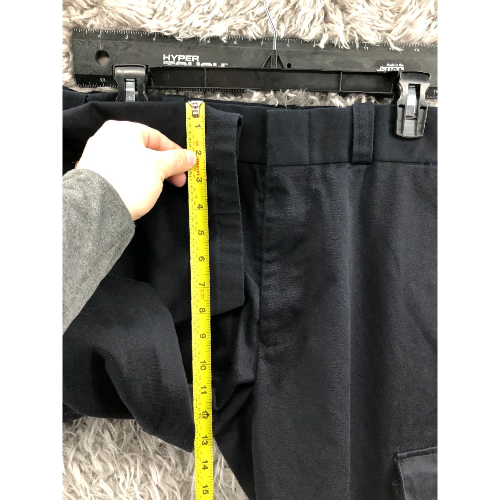 Vintage Tact Squad Pants Cargo Navy Blue 33R 24in Inseam Regular Straight Army City USA Mens Size US 33 - 4 Thumbnail