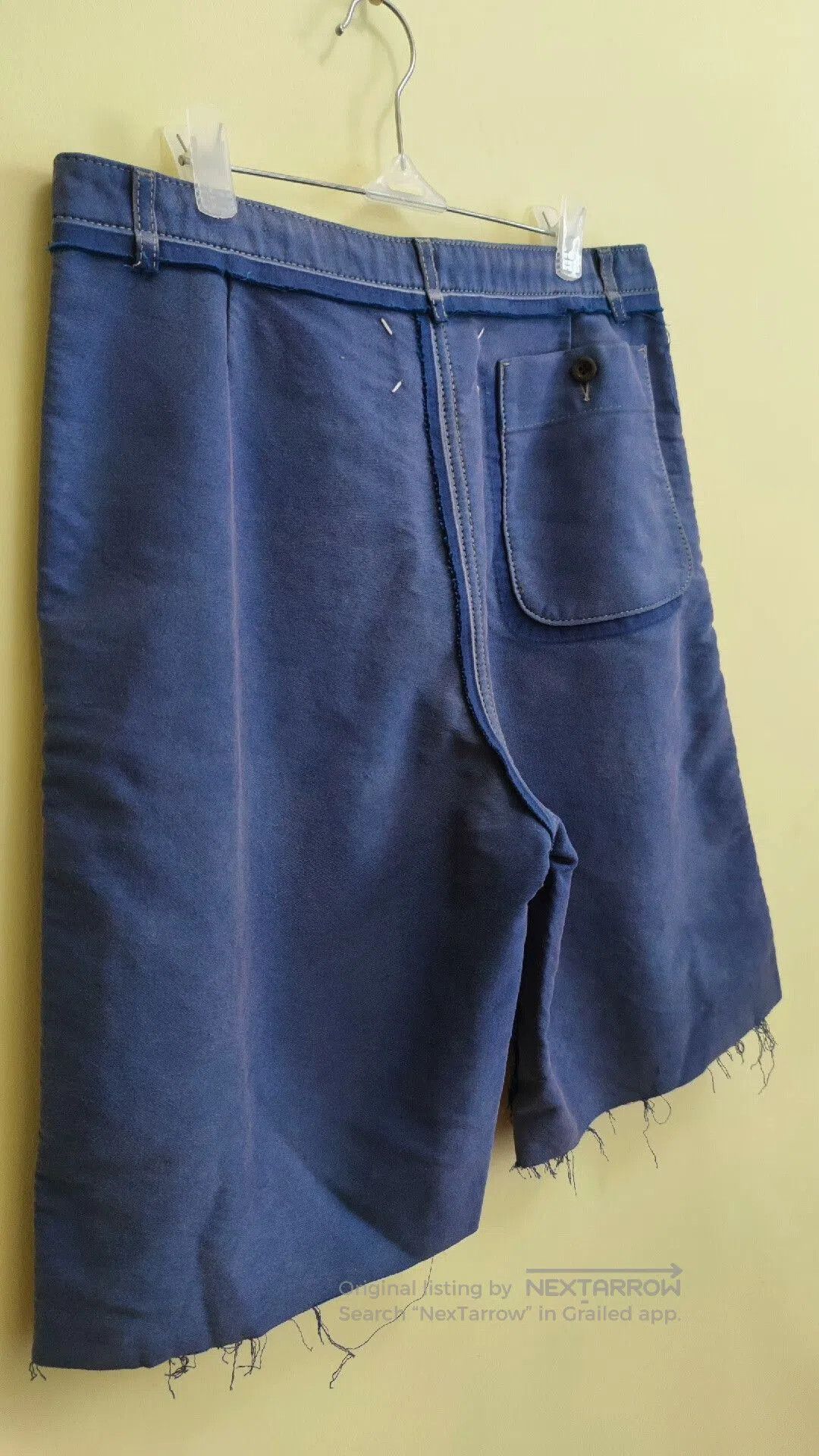 Maison Margiela Maison Margiela Distressed Blue Purple Shorts. Size US 30 / EU 46 - 2 Thumbnail