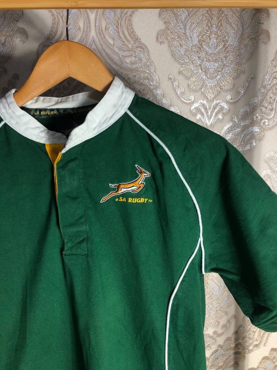Canterbury of New Zealand × Cotton Traders VERY RARE AFRICA RUGBY JERSEY RETRO POLO BLOKECORE 90s Y2K Size US S / EU 44-46 / 1 - 2 Thumbnail