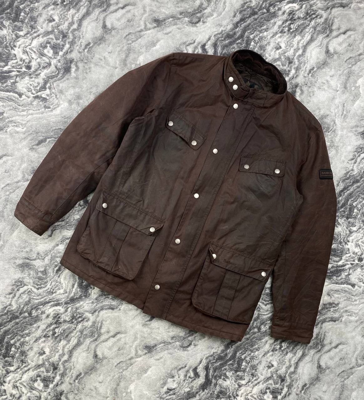 Barbour Barbour International Duke Wax Jacket Men Size XL Brown Size US XL / EU 56 / 4 - 1 Thumbnail