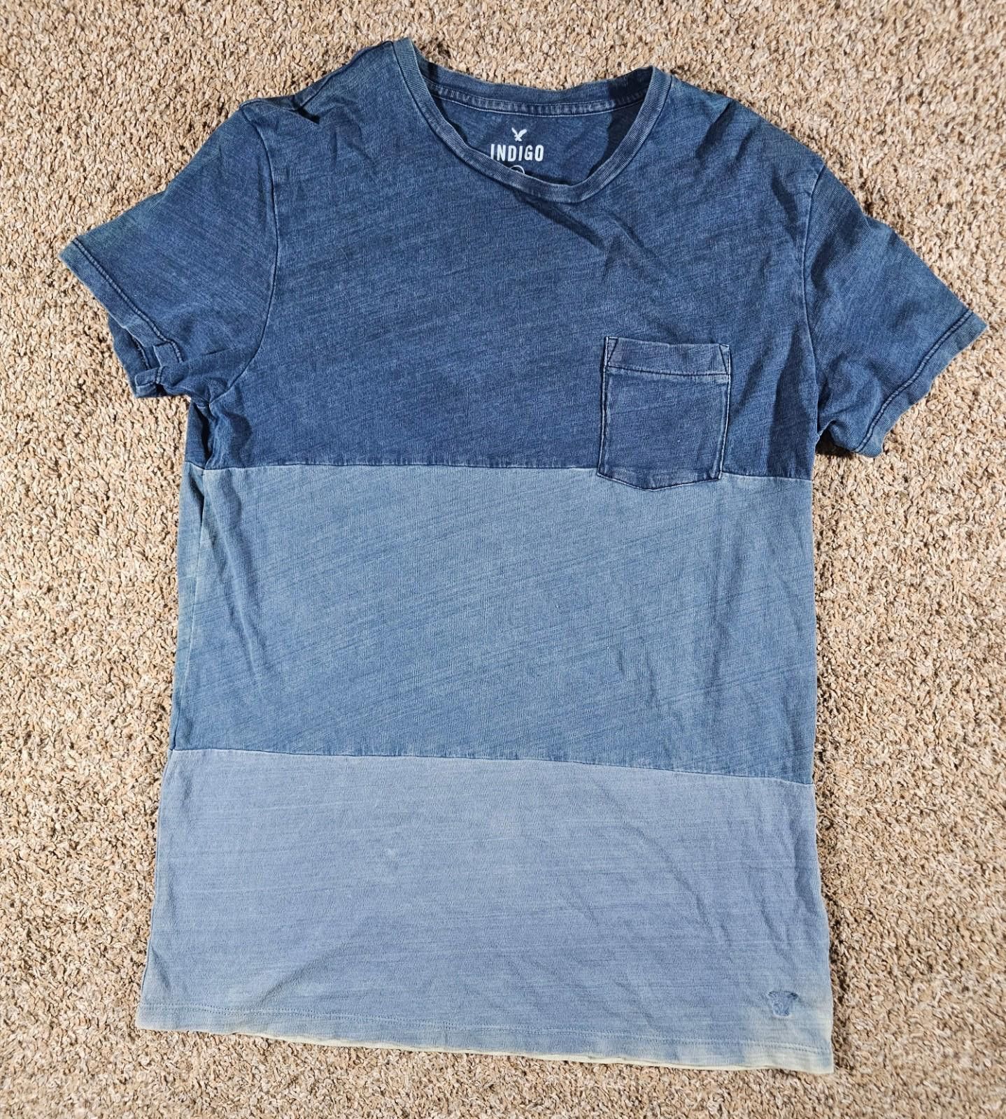 American Eagle Outfitters American Eagle Indigo Blue Tshirt M Size US M / EU 48-50 / 2 - 1 Thumbnail