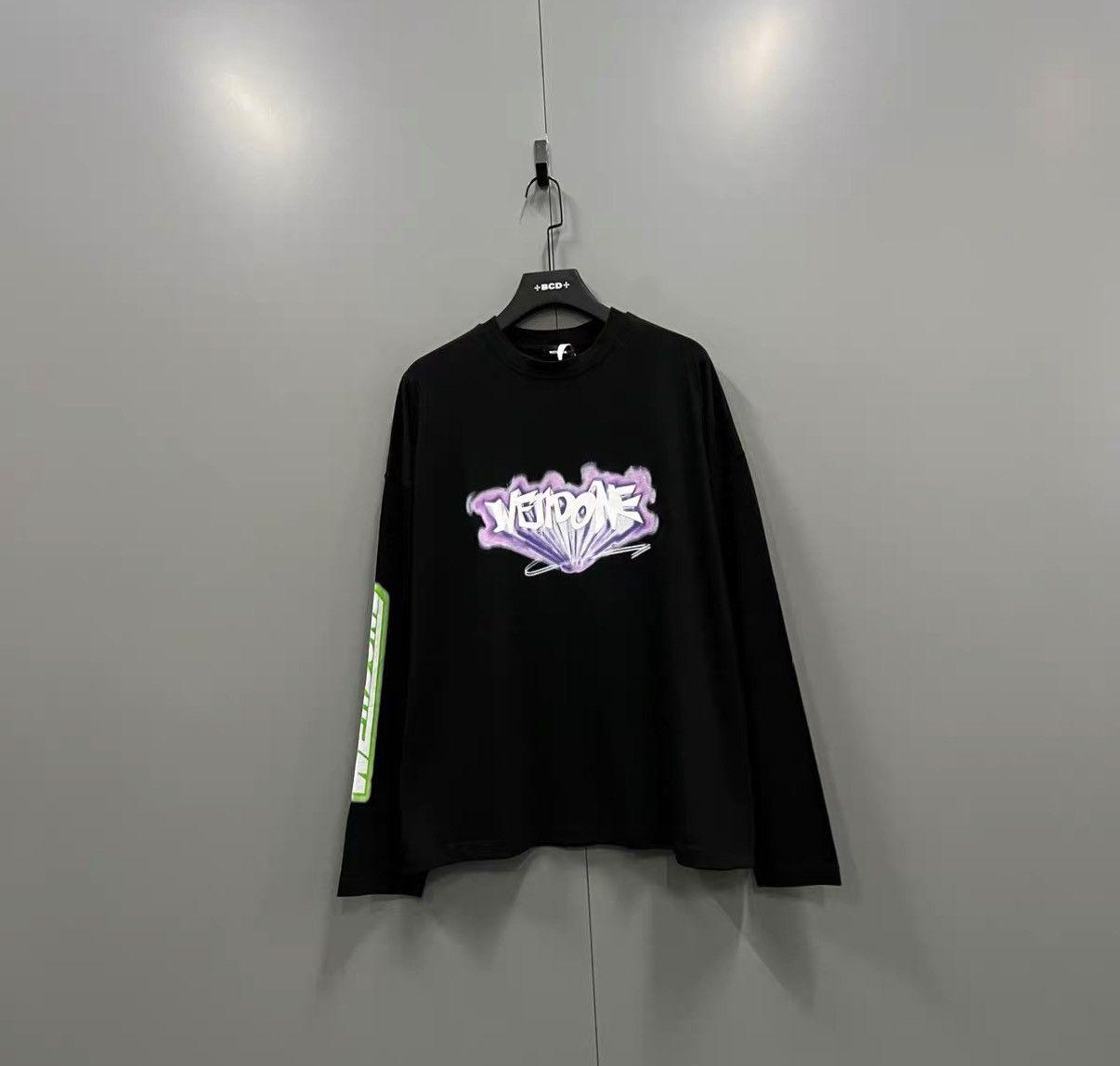 WE11DONE WE11DONE Long Sleeve with Fun Chest Logo & Arm Patch J41 Size US M / EU 48-50 / 2 - 1 Thumbnail