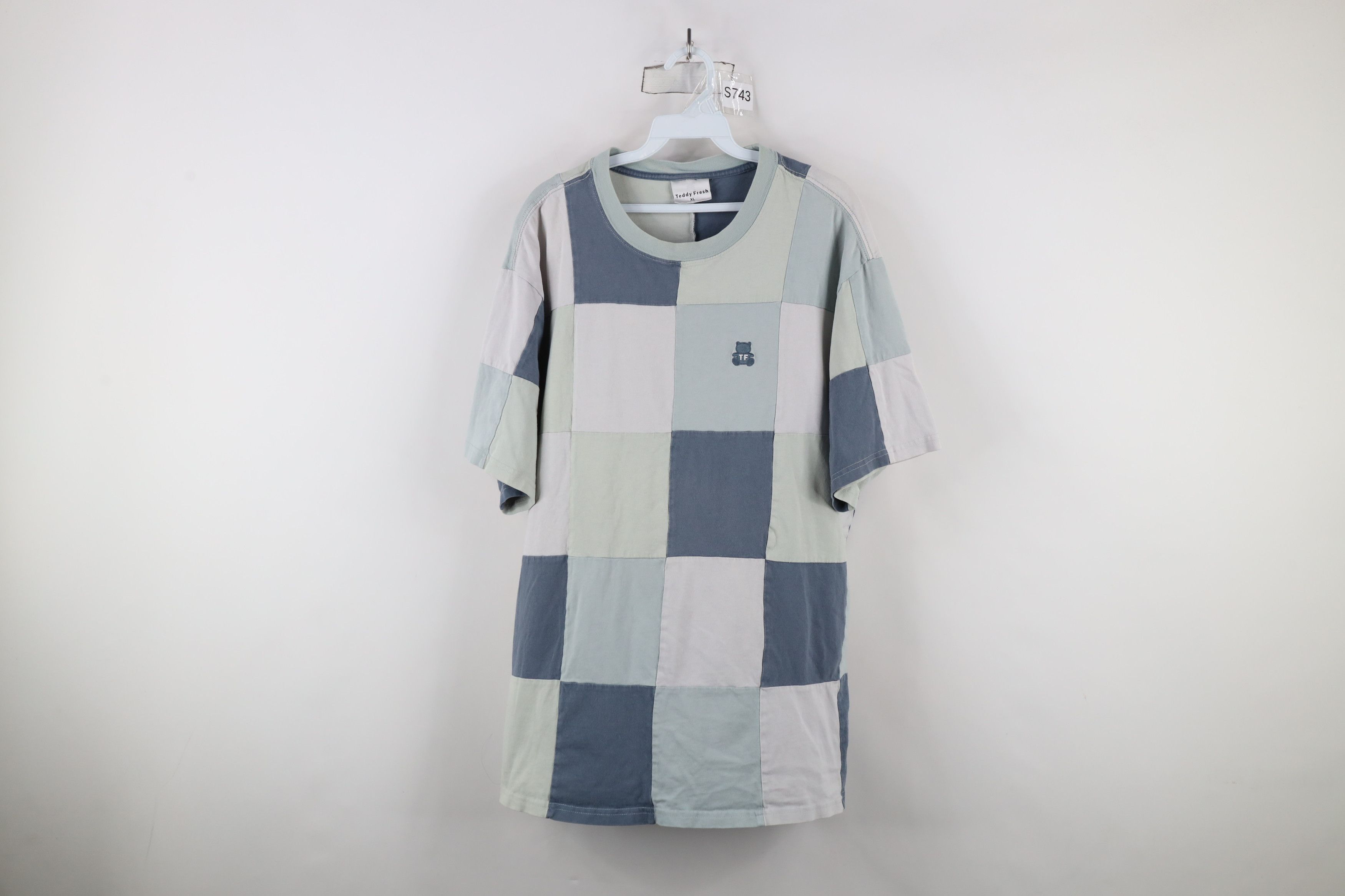 Teddy Fresh × Vintage Teddy Fresh Streetwear Checkered Short Sleeve T-Shirt Size US XL / EU 56 / 4 - 1 Thumbnail