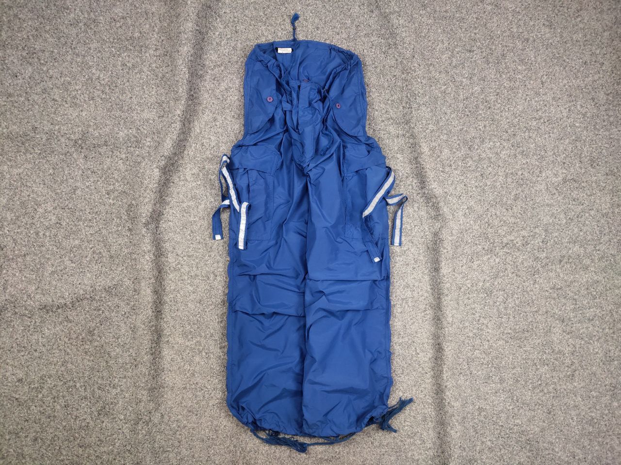 Japanese Brand Rare Vintage MT:2 Japanese Parachute Baggy Cargo Blue Pants Size US 34 / EU 50 - 2 Thumbnail
