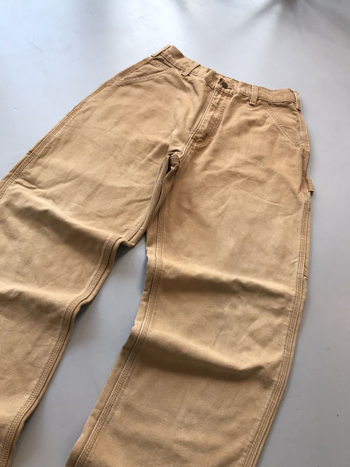 Carhartt Vintage Carhartt B111 BRN blanket line carpenter denim Size US 29 - 2 Thumbnail