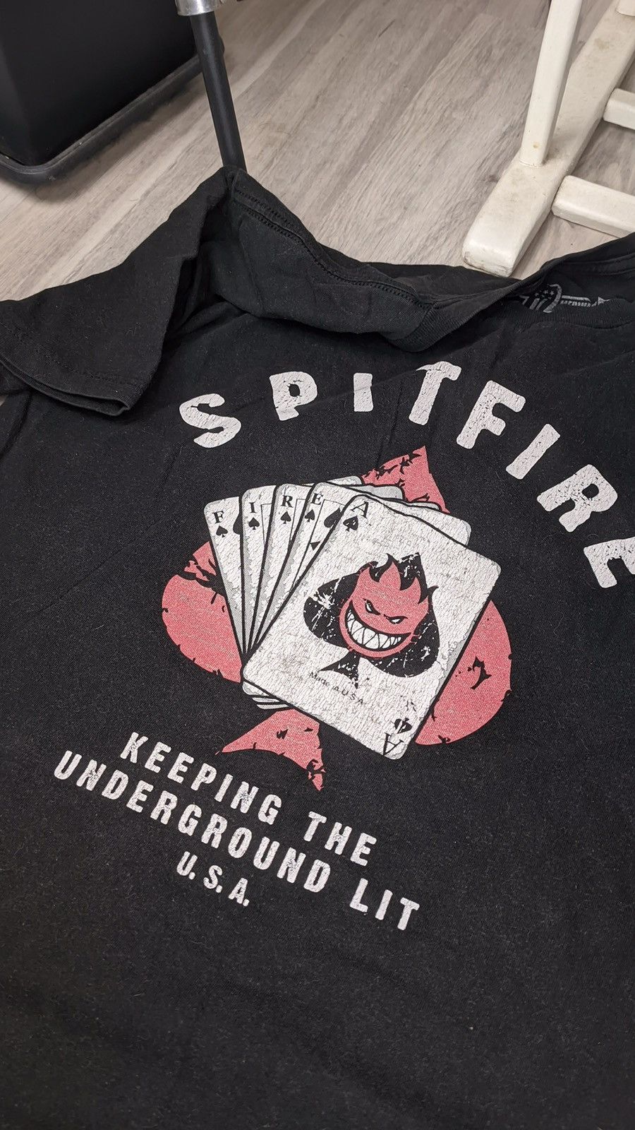Hysteric Glamour Y2K Spitfire SK8 crazy vintage faded T-shirt tee Size US M / EU 48-50 / 2 - 3 Thumbnail