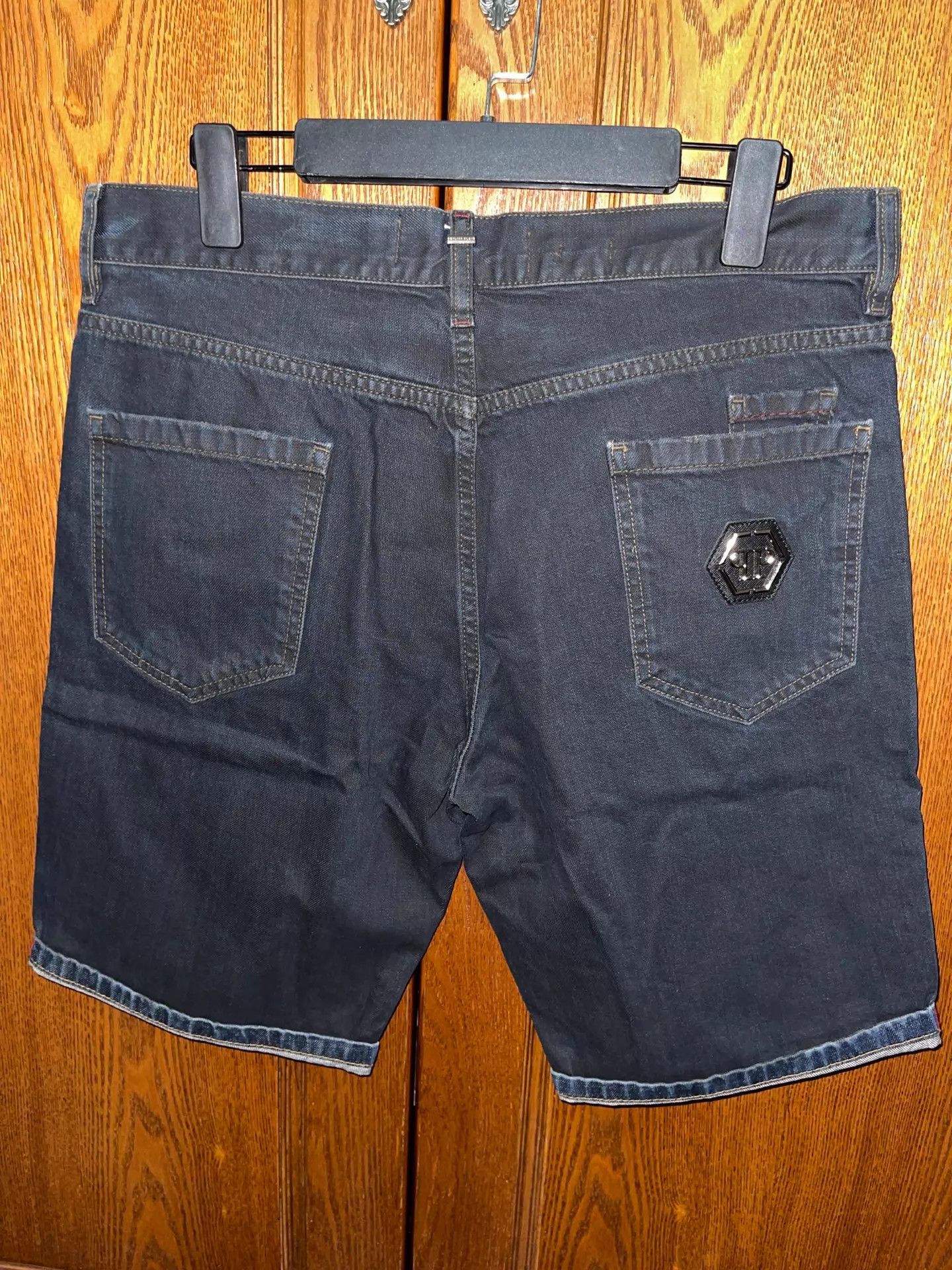 Philipp Plein Philipp Plein Color Blocked Slim Denim Short 32 NWT Size US 32 / EU 48 - 2 Thumbnail
