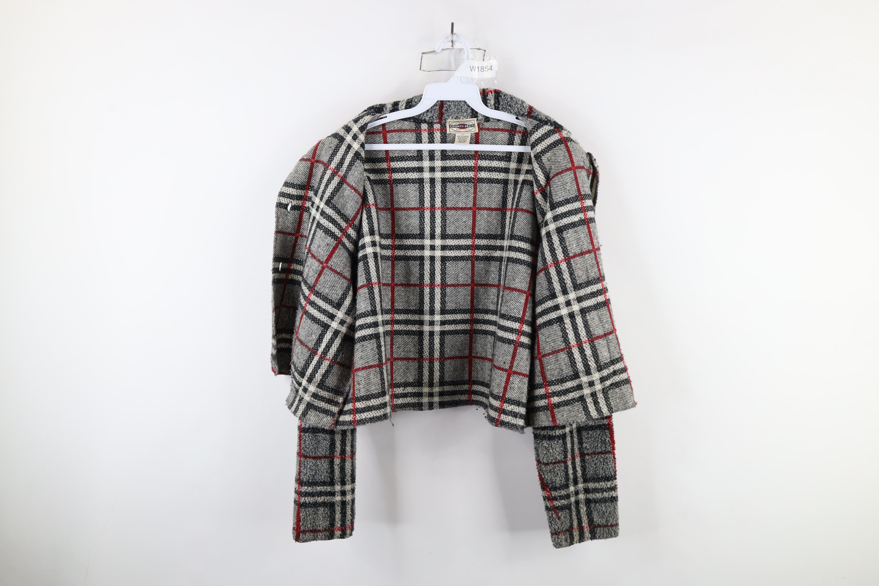 Vintage Vintage 90s Streetwear Deep Pile Fleece Cardigan Sweater USA Size ONE SIZE - 8 Thumbnail