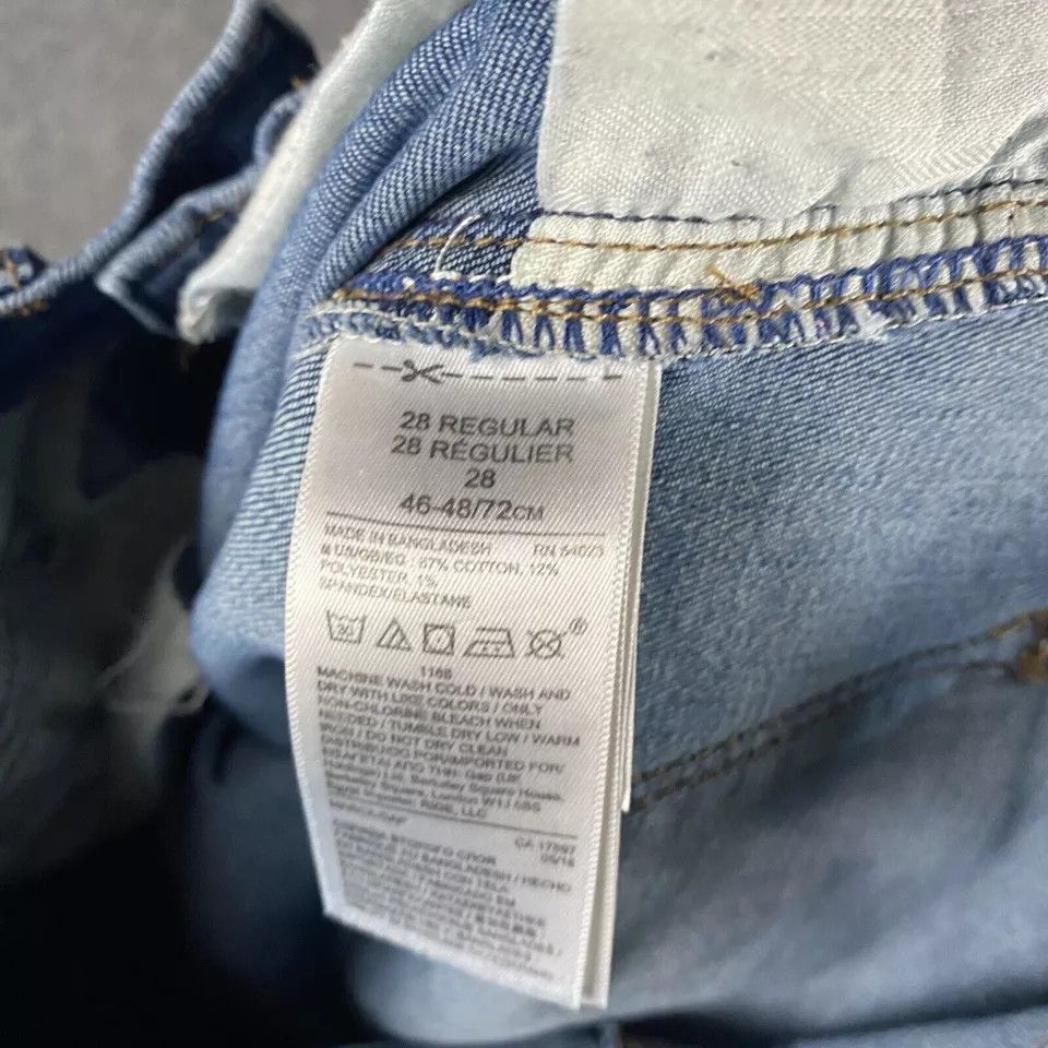 Gap Gap 1969 Jeans Women's 28R True Skinny Medium Wash Stretch Size 28" / US 6 / IT 42 - 9 Thumbnail