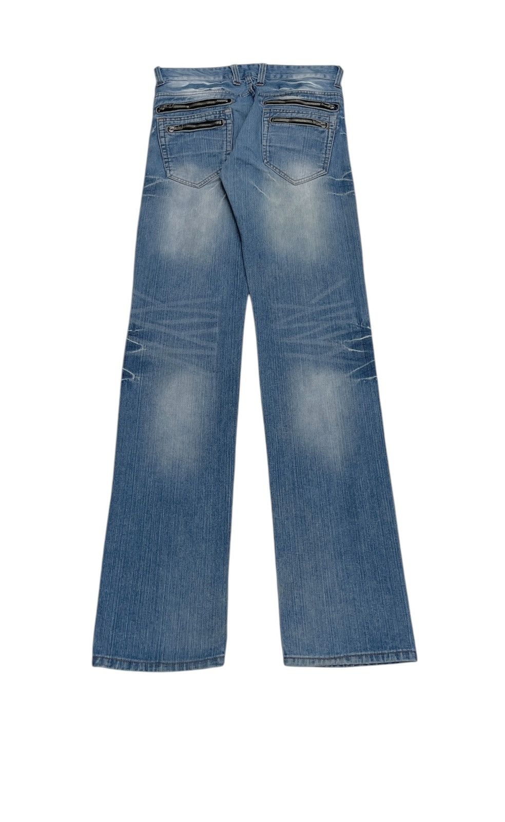 If Six Was Nine × Japanese Brand × Vintage Rare Design Vintage Brand Root Three Jeans 2000s Size US 35 - 2 Thumbnail
