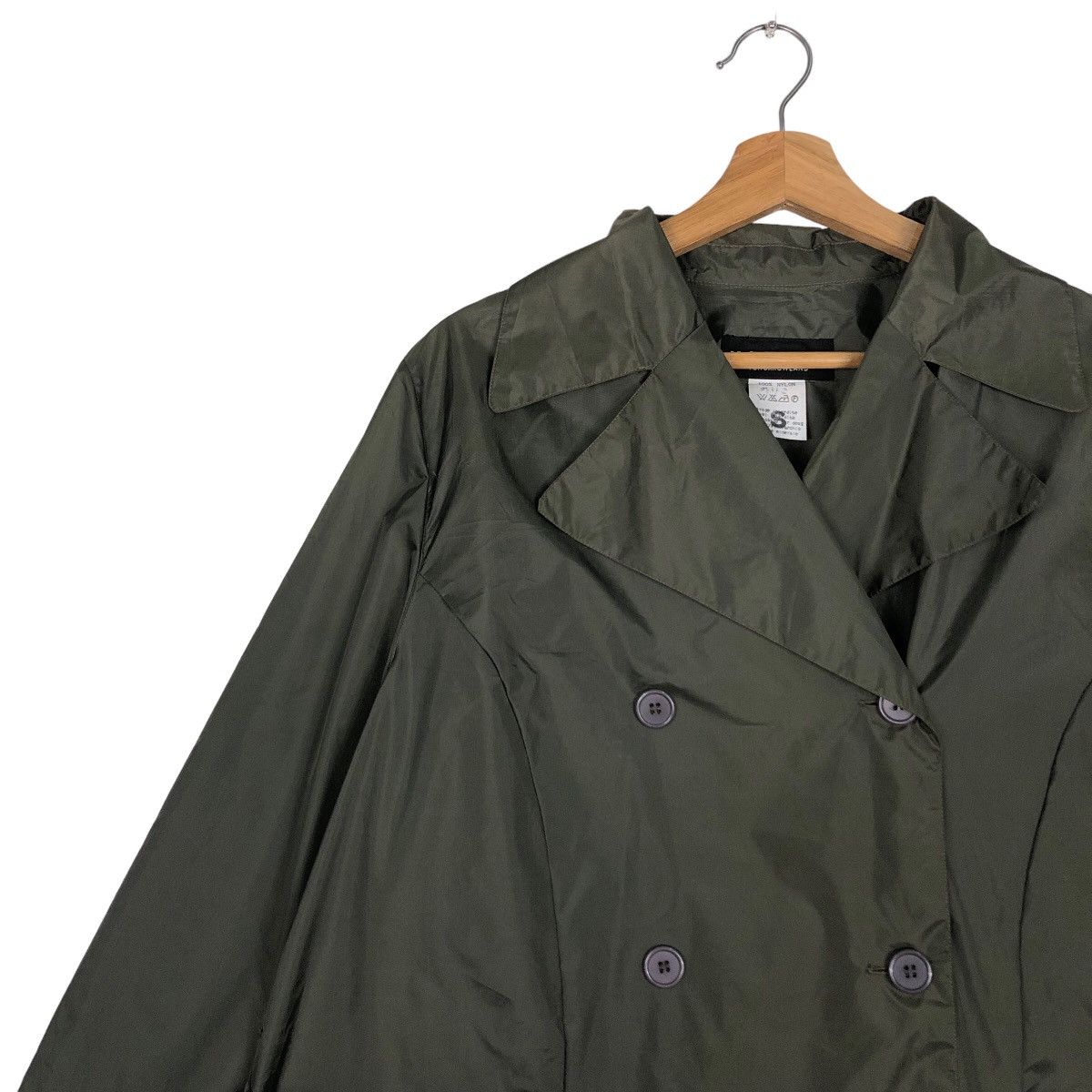 Issey Miyake 🔥Vtg Long Jacket Double Breast Macphee Tomorrowland Japan Size US S / EU 44-46 / 1 - 7 Thumbnail