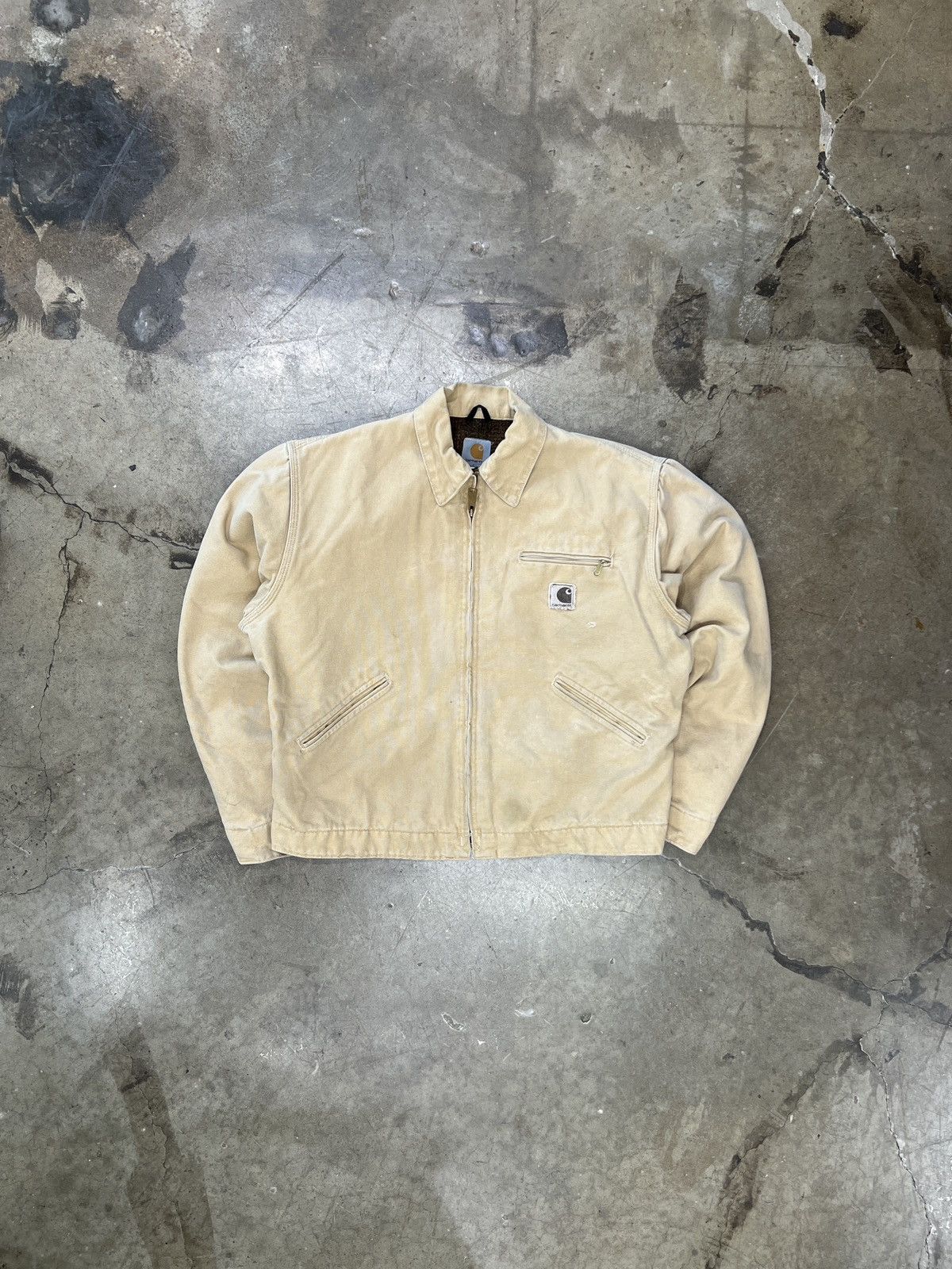 Carhartt Vintage Carhartt Detroit Canvas Blanket Lined Sz. Medium Size US M / EU 48-50 / 2 - 2 Thumbnail
