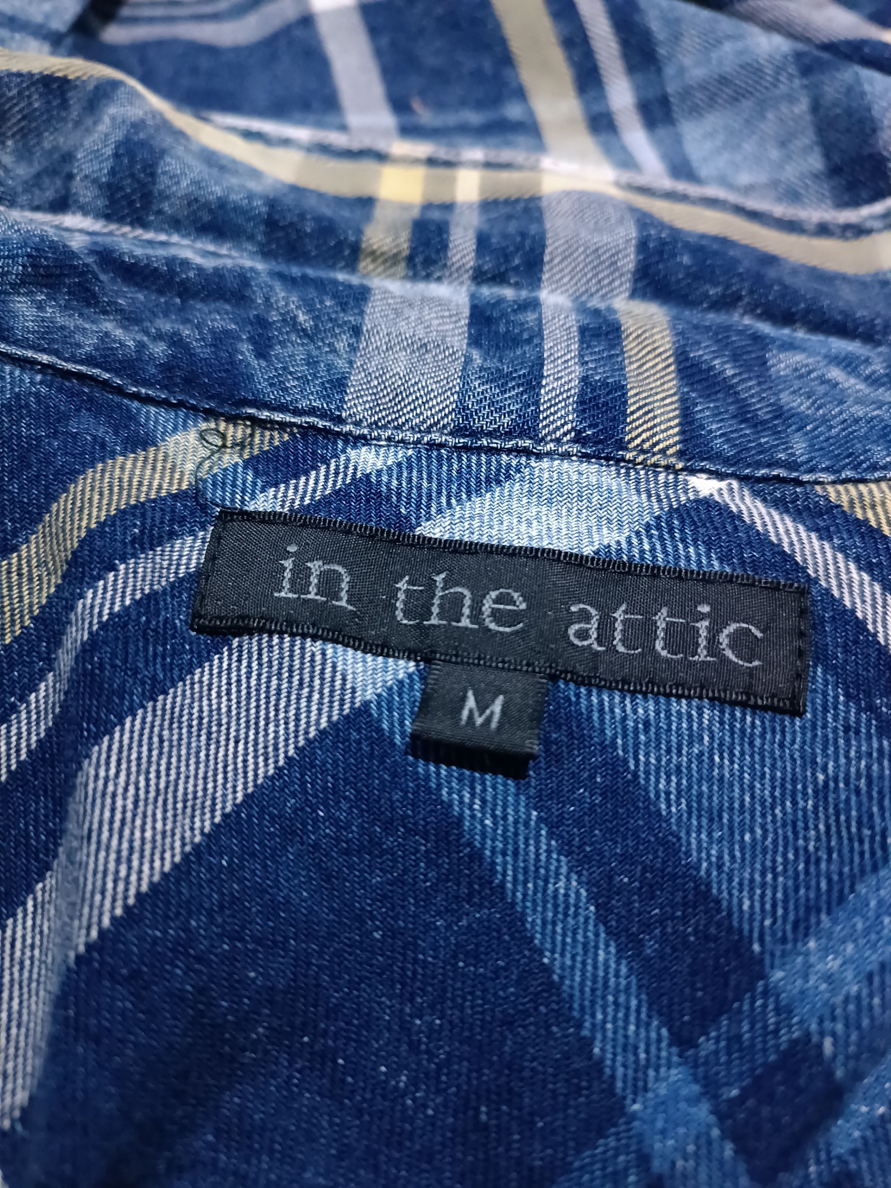In The Attic In The Attic Indigo Check Shirt Size US M / EU 48-50 / 2 - 6 Thumbnail