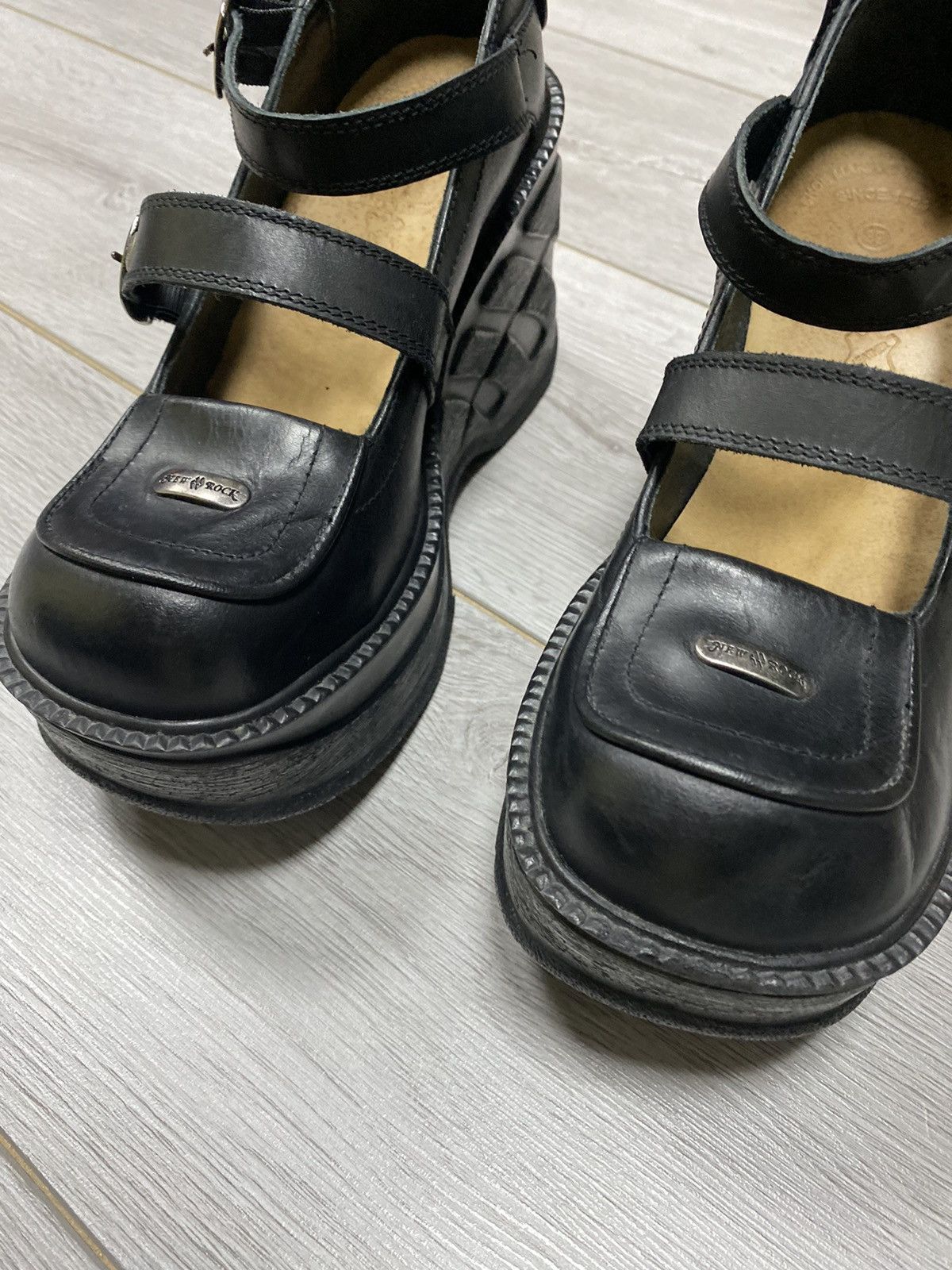 New Rock New Rock leather high boots sandals Size US 9 / IT 39 - 4 Thumbnail