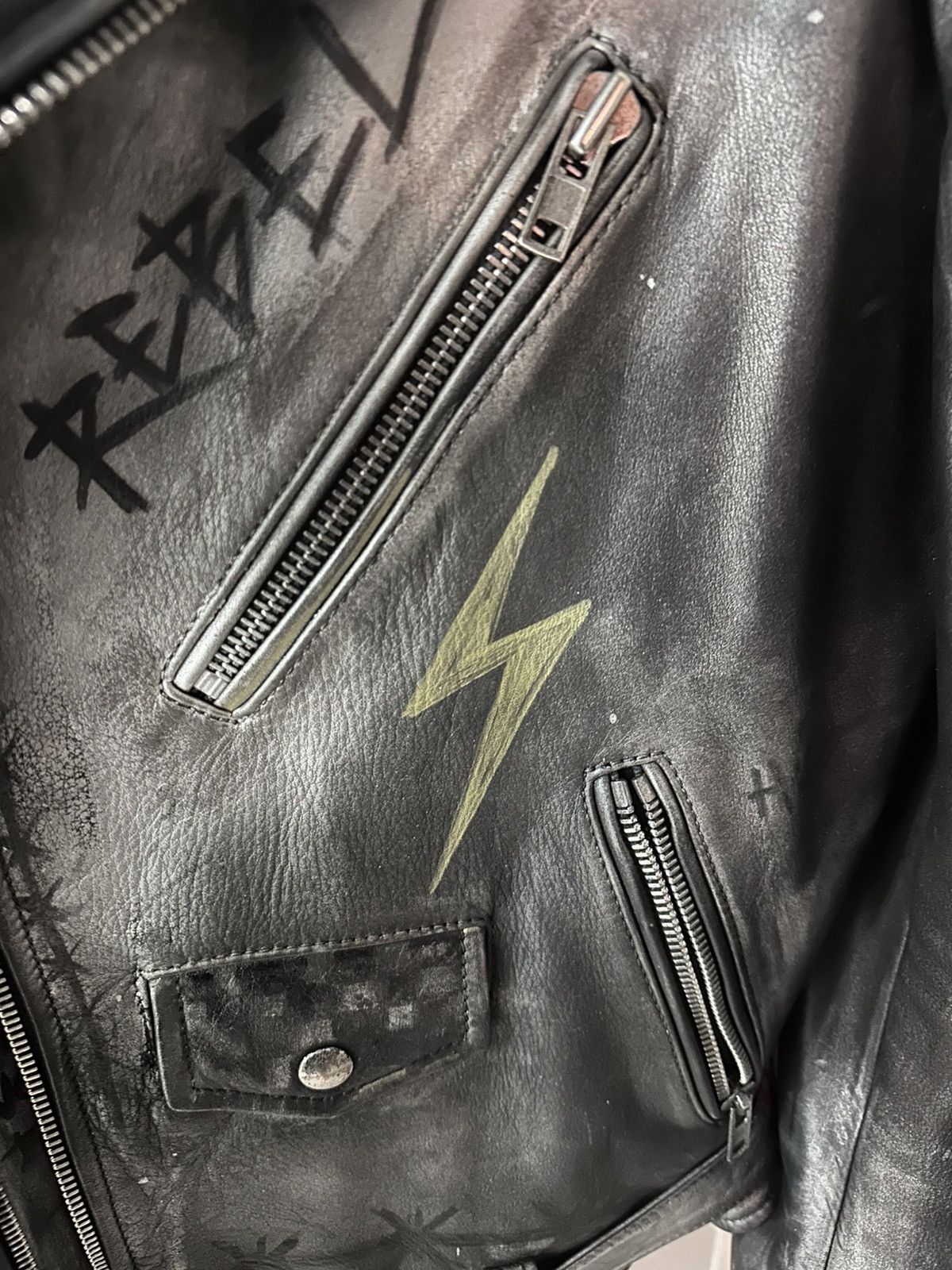 Faith Connexion Dust of Gods x Faith Connexion X MattewHyte Leather Jacket Size US M / EU 48-50 / 2 - 7 Thumbnail