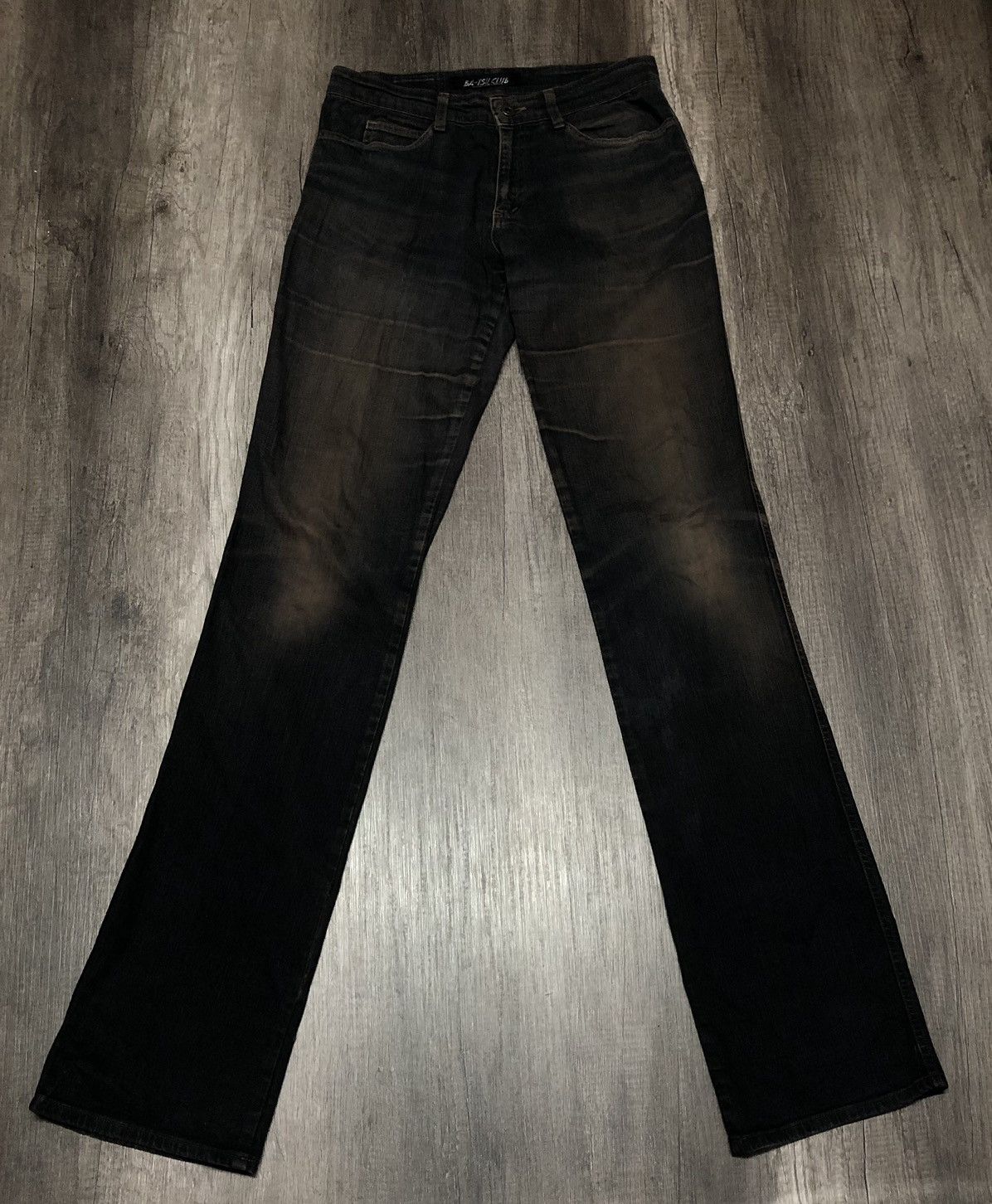 If Six Was Nine × Le Grande Bleu (L.G.B.) VINTAGE BA-TSU CLUB DIV JEANS (Unisex) Size US 30 / EU 46 - 1 Thumbnail
