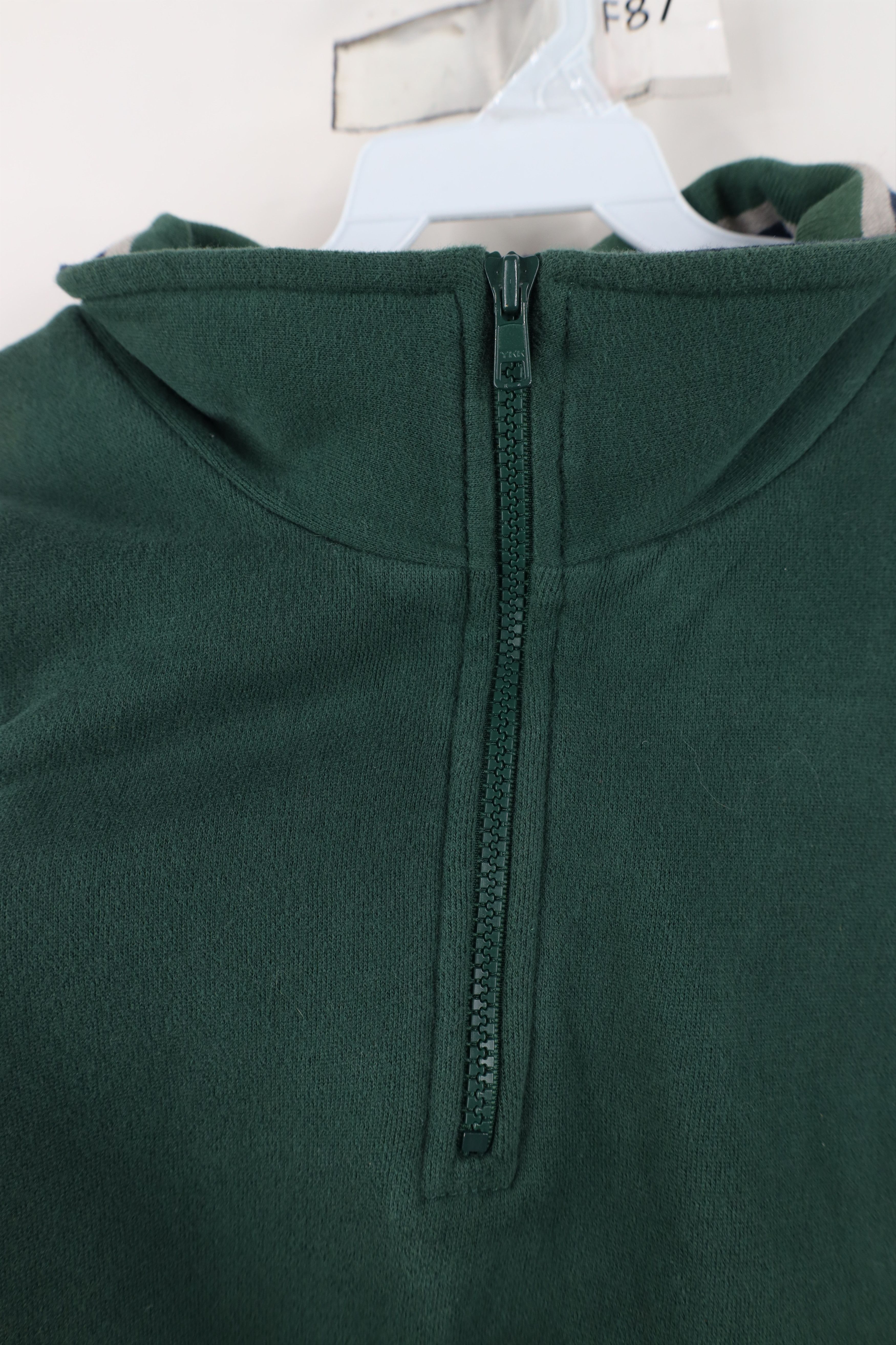 Vintage Vintage 90s Streetwear Block Heavyweight Half Zip Sweatshirt Size US XL / EU 56 / 4 - 9 Thumbnail
