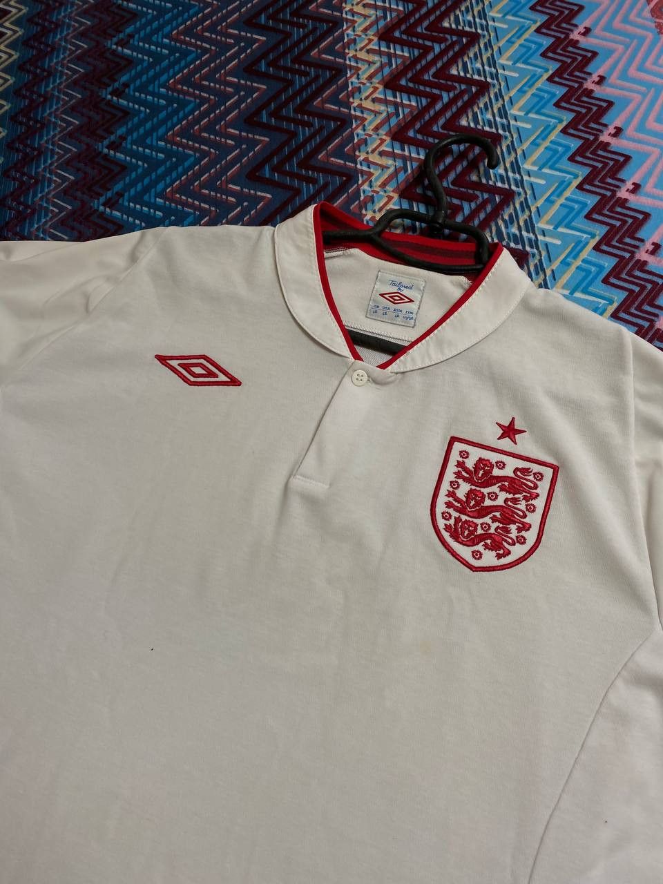Umbro Vintage Umbro England Football Soccer Jersey White Size US L / EU 52-54 / 3 - 15 Thumbnail